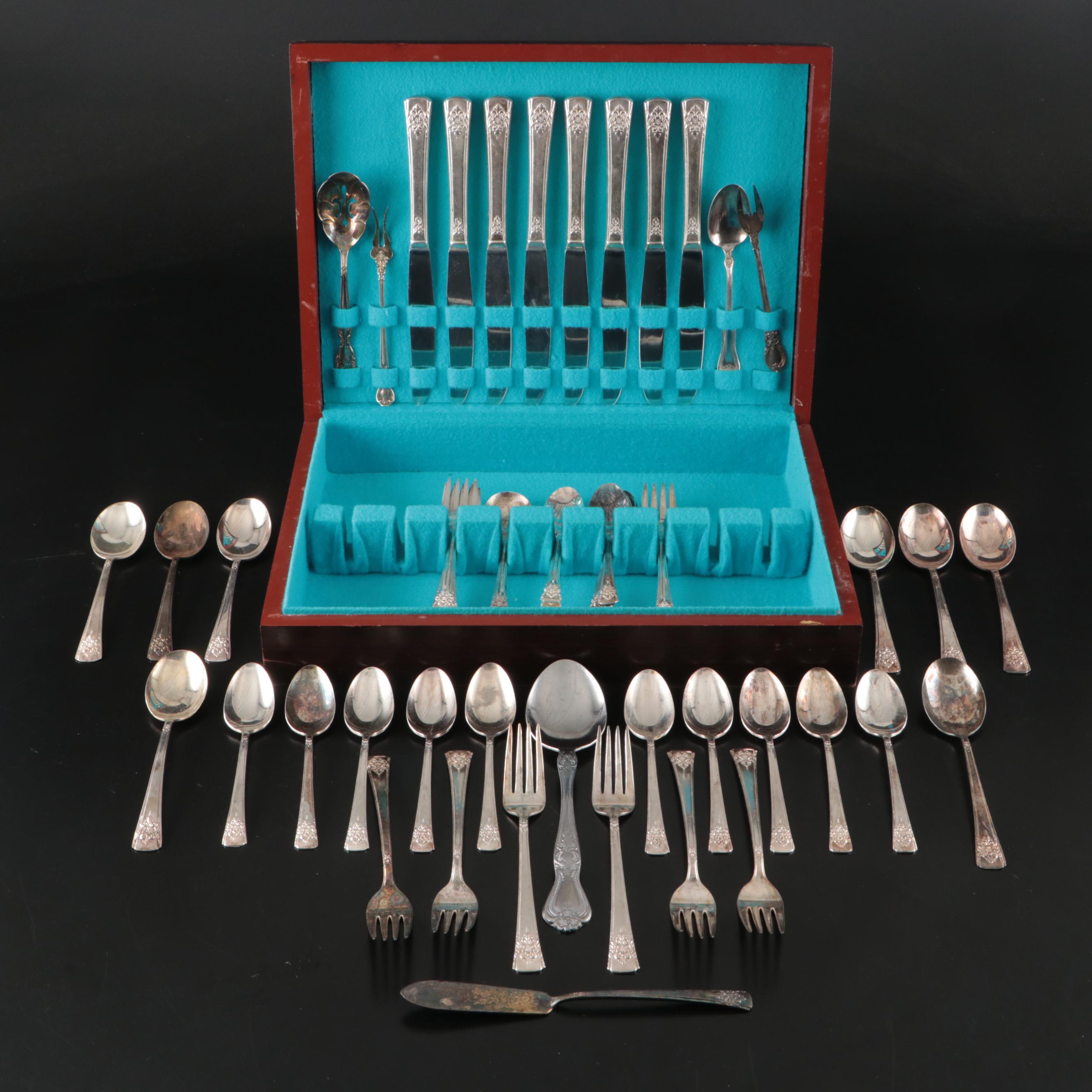 Wm. Rogers "Mountain Rise" and Other Silver Plate Flatware