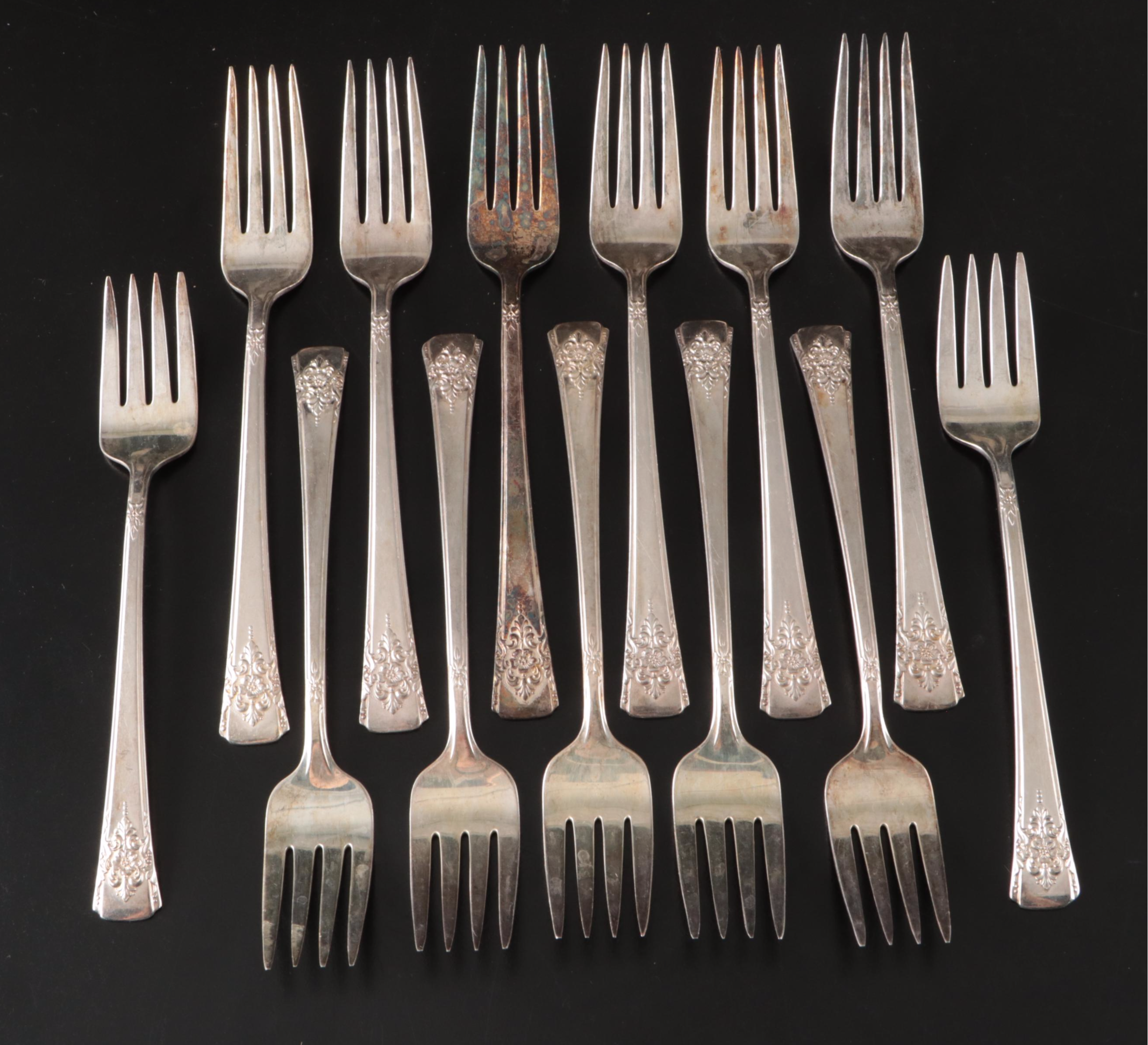 Wm. Rogers "Mountain Rise" and Other Silver Plate Flatware