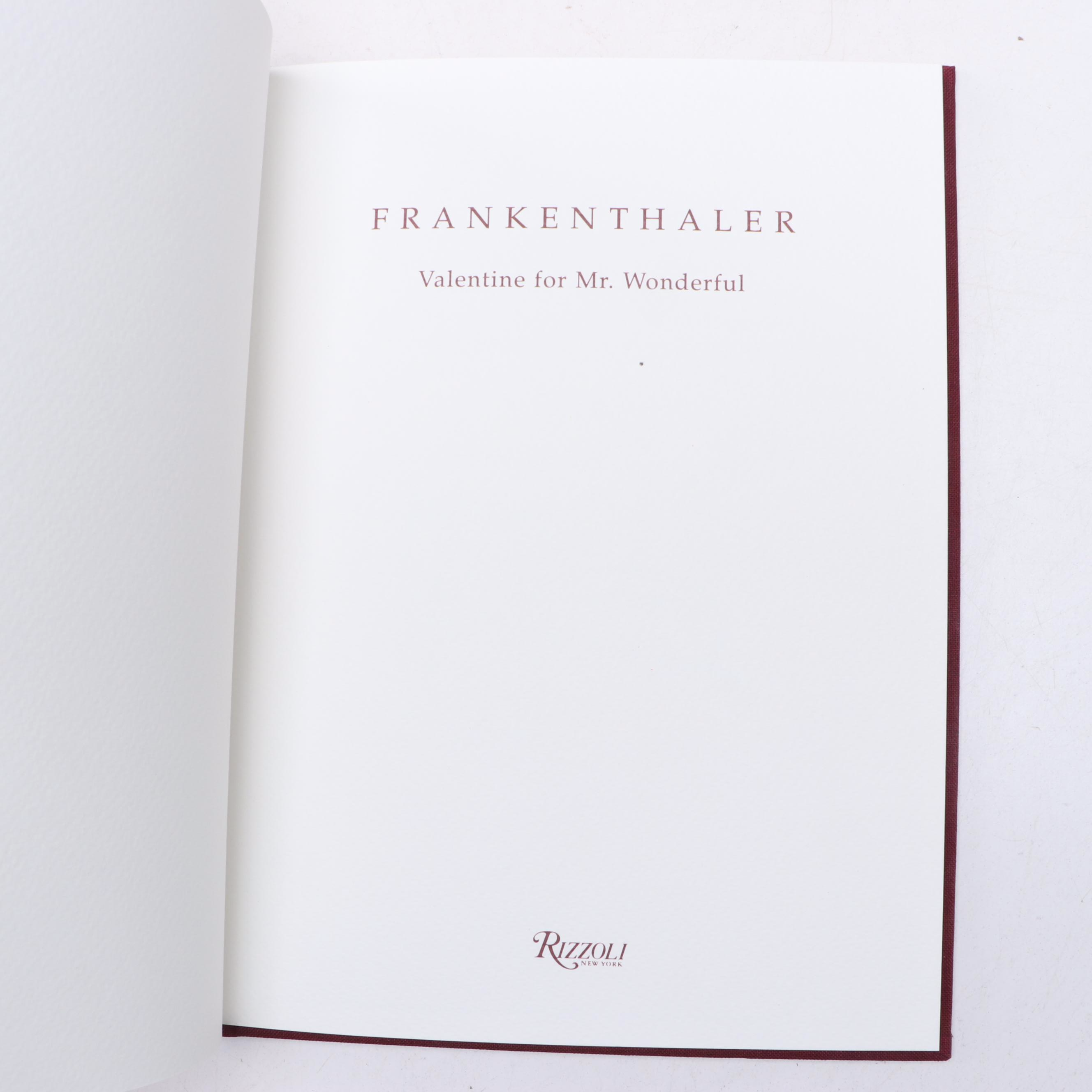 "Valentine for Mr. Wonderful" by Helen Frankenthaler, 1996