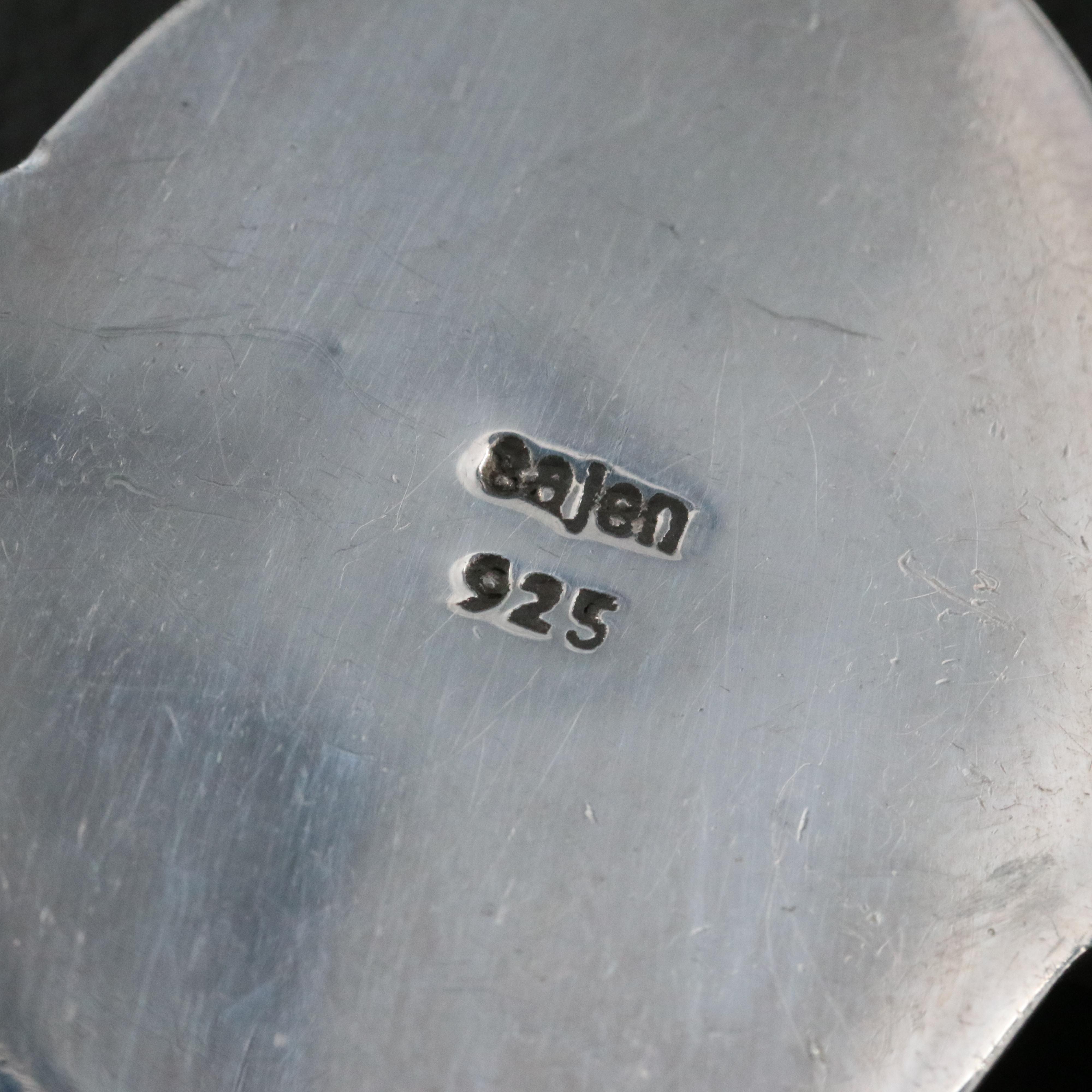 Sajen Sterling Pearl and Iolite Pendant