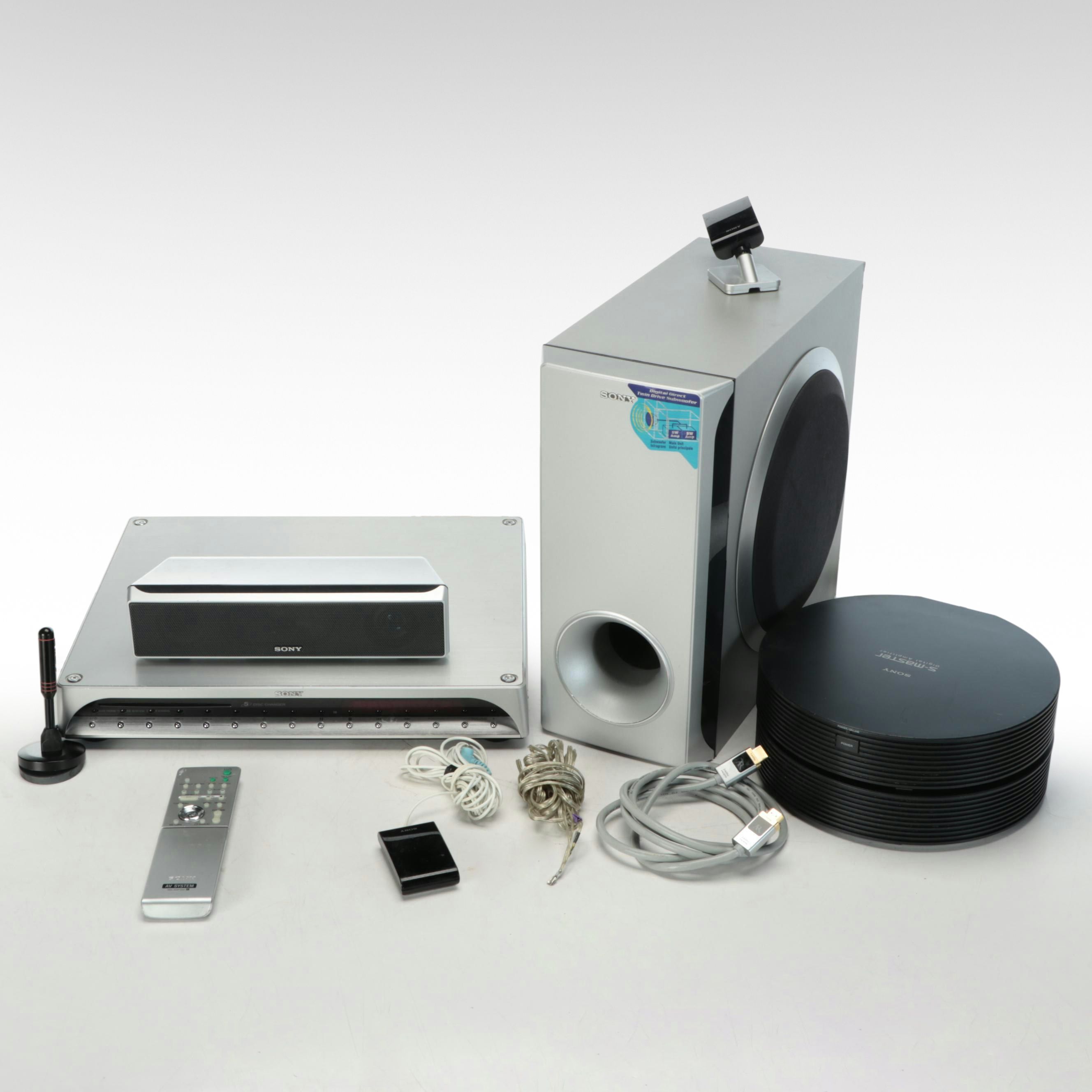 Sony S-Master Digital Amplifier, Subwoofer, and More Electronics