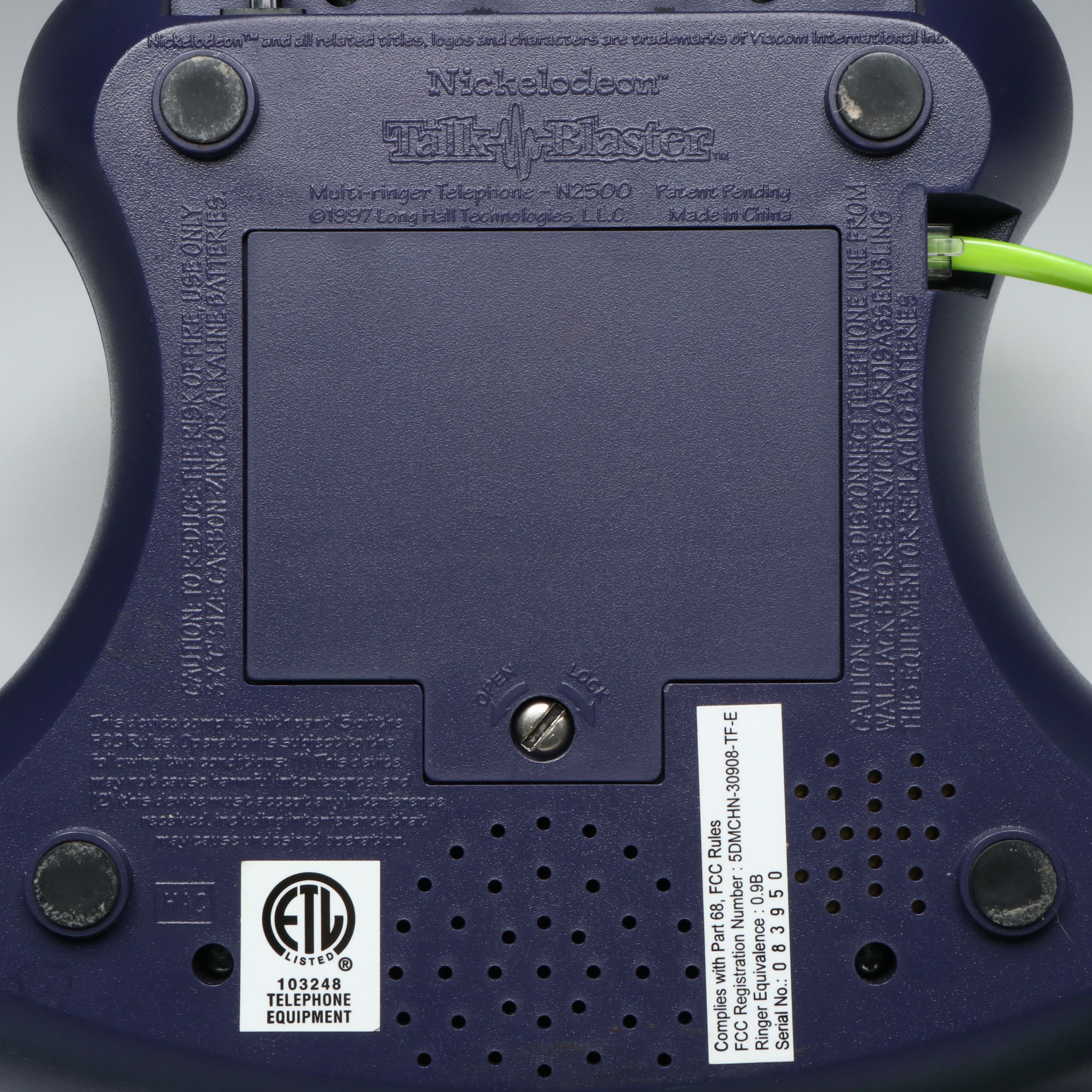 Nickelodeon Talk Blaster Telephone, 1997