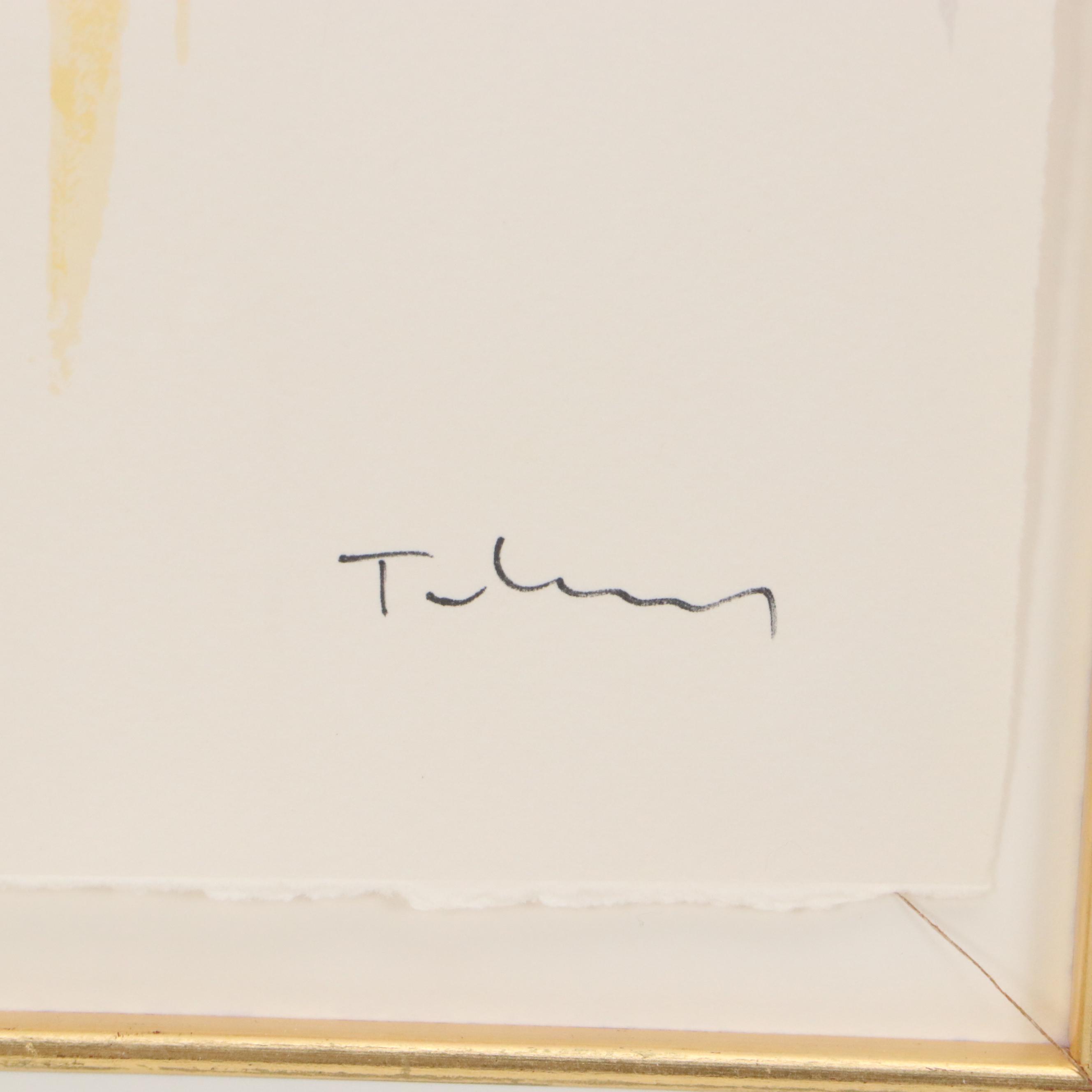 Itzchak Tarkay Serigraph "Les Parisiens," 1991