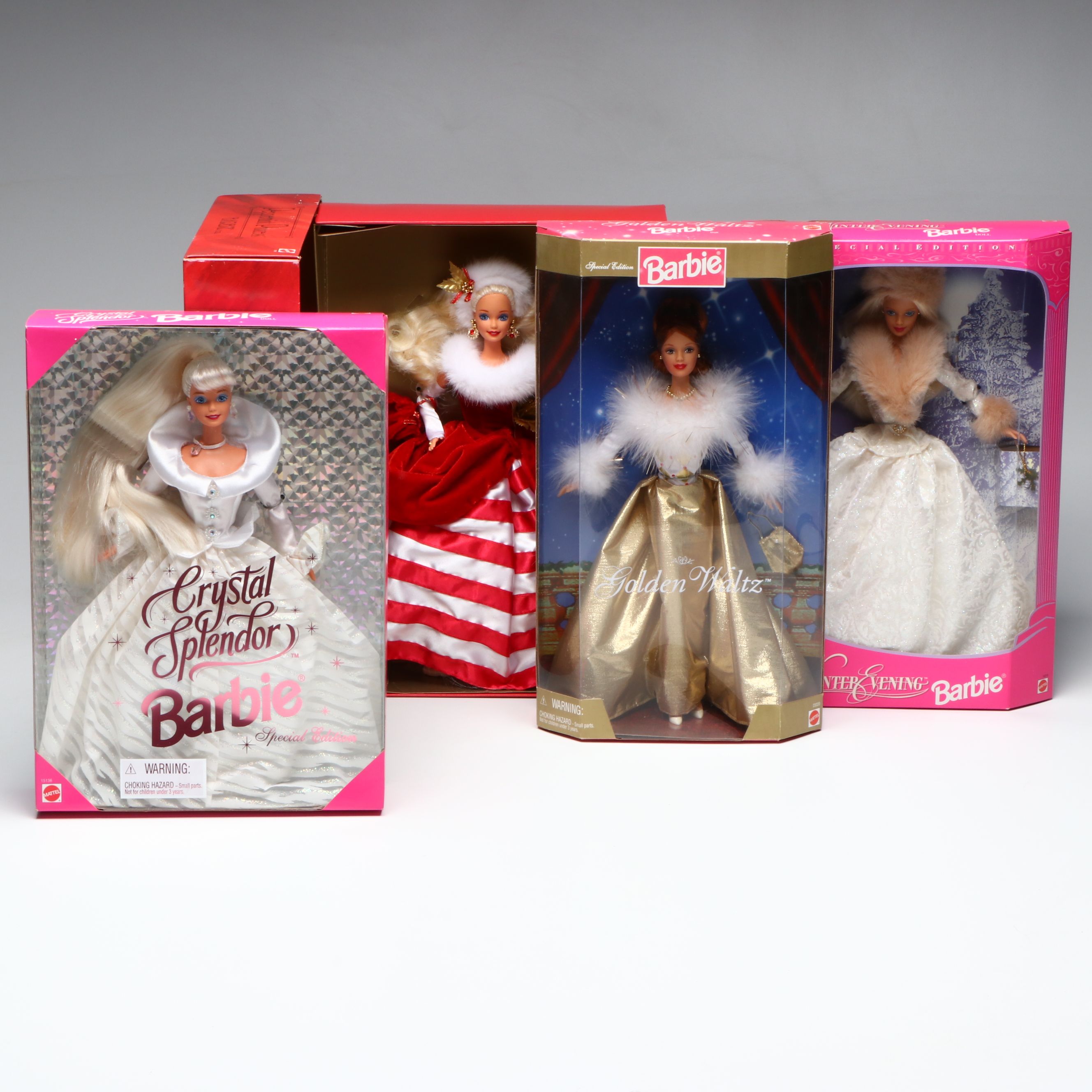 Barbie "Winter Evening", "Peppermint Princess", and Other Barbie Dolls