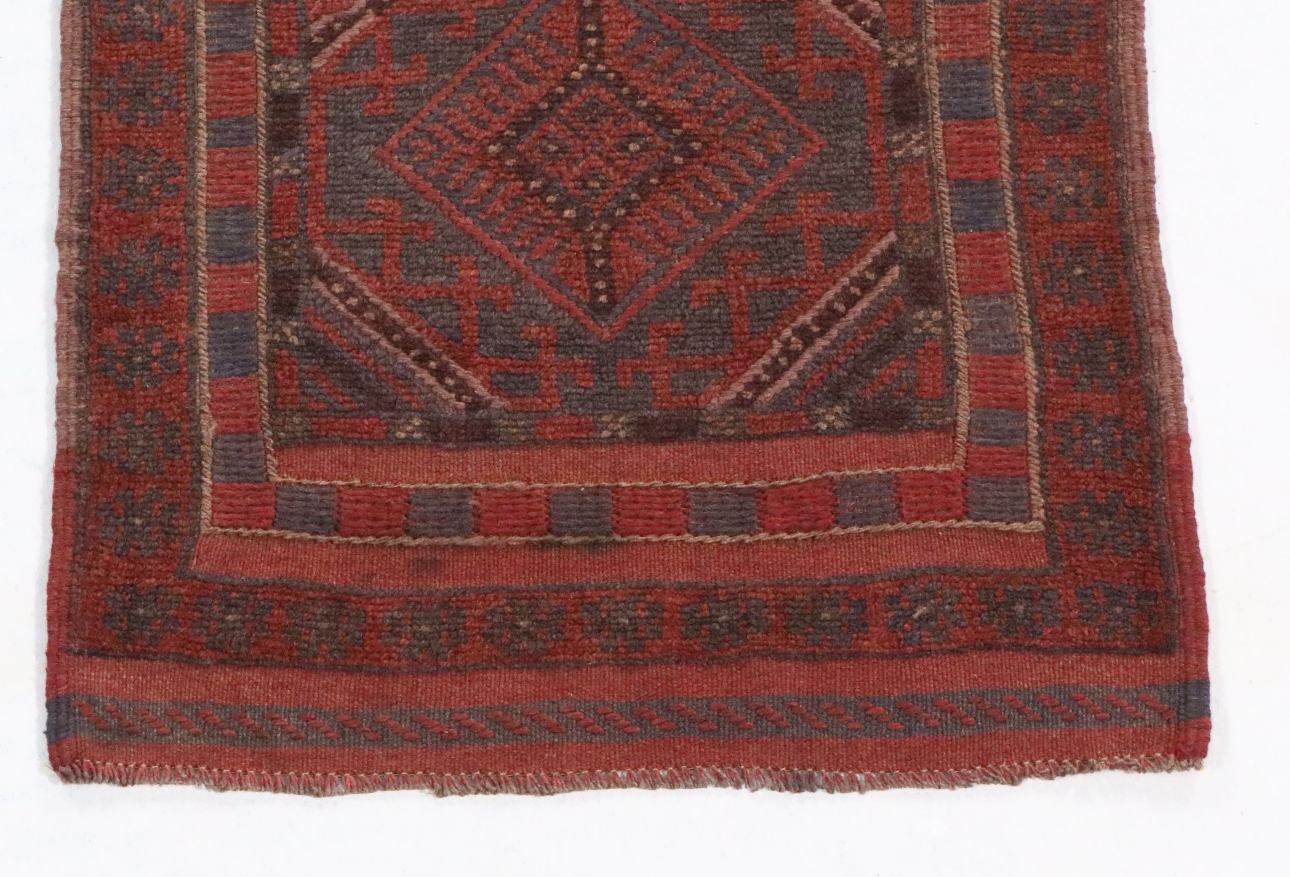 2'1 x 7'7 Handwoven Afghan Mashwani Carpet Runner