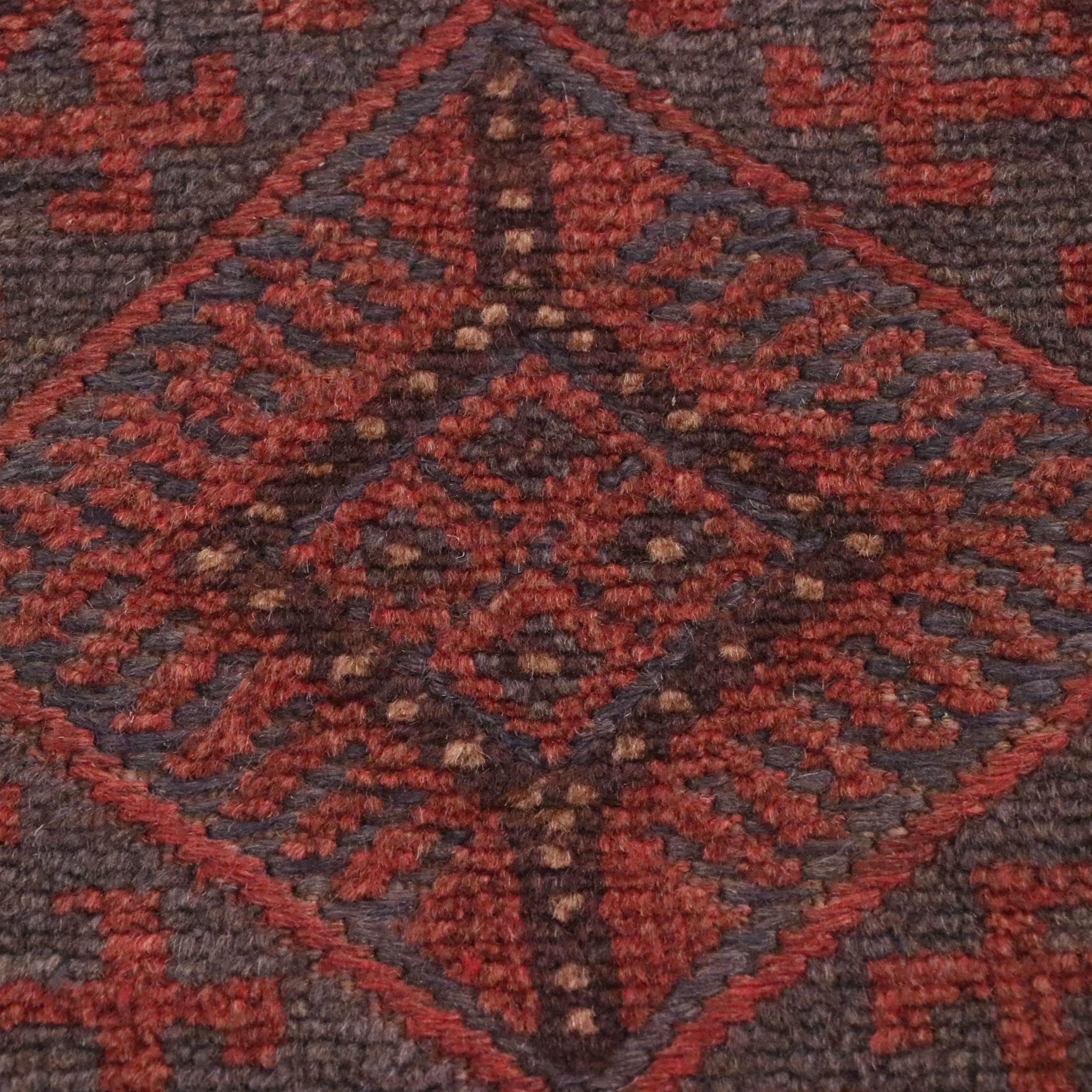 2'1 x 7'7 Handwoven Afghan Mashwani Carpet Runner