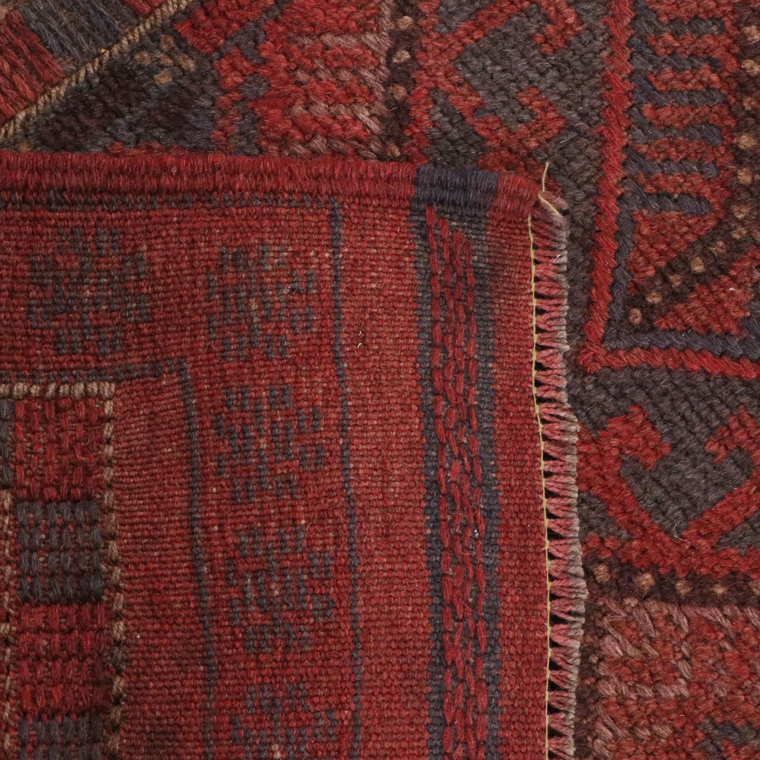2'1 x 7'7 Handwoven Afghan Mashwani Carpet Runner