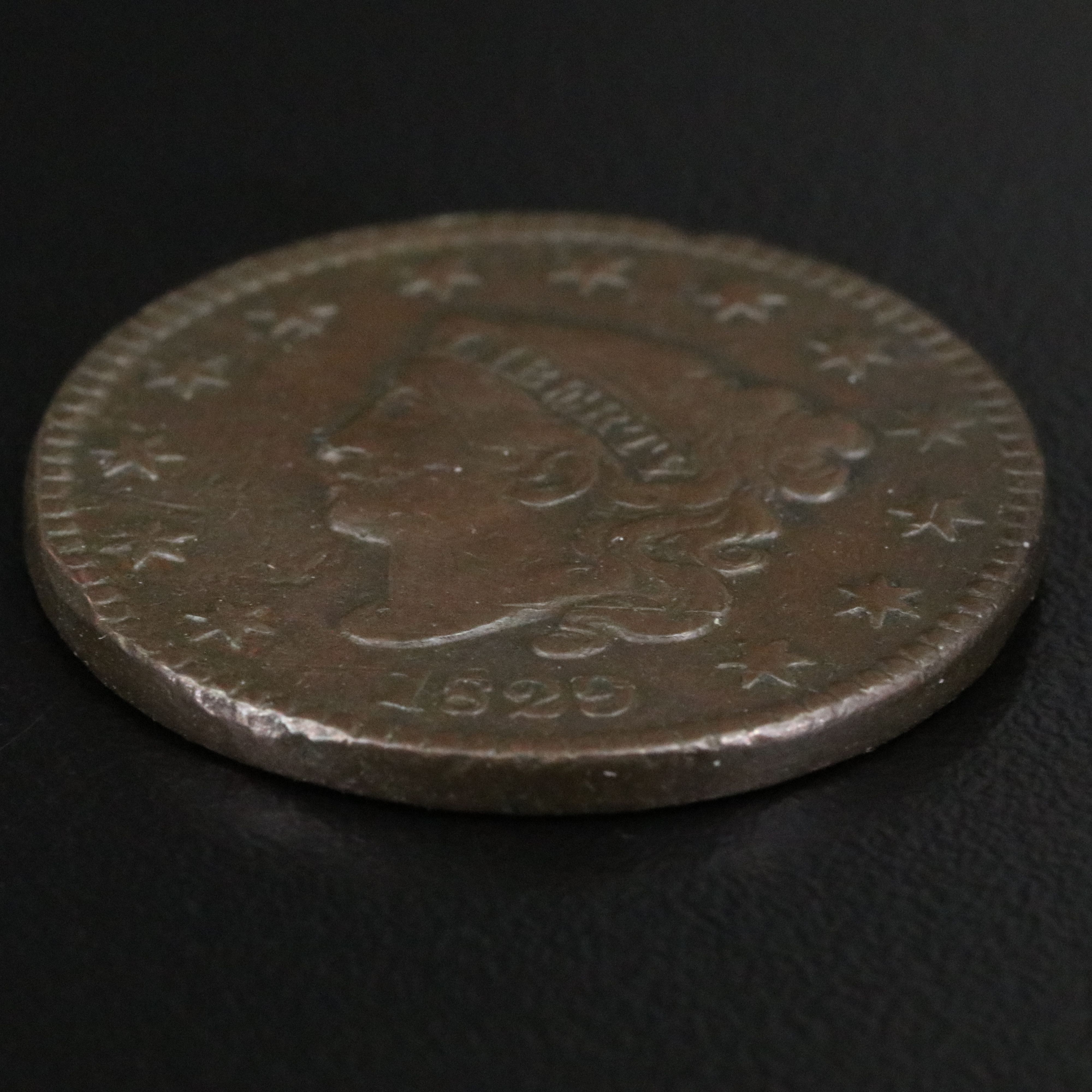 1829 Coronet Head Large Cent