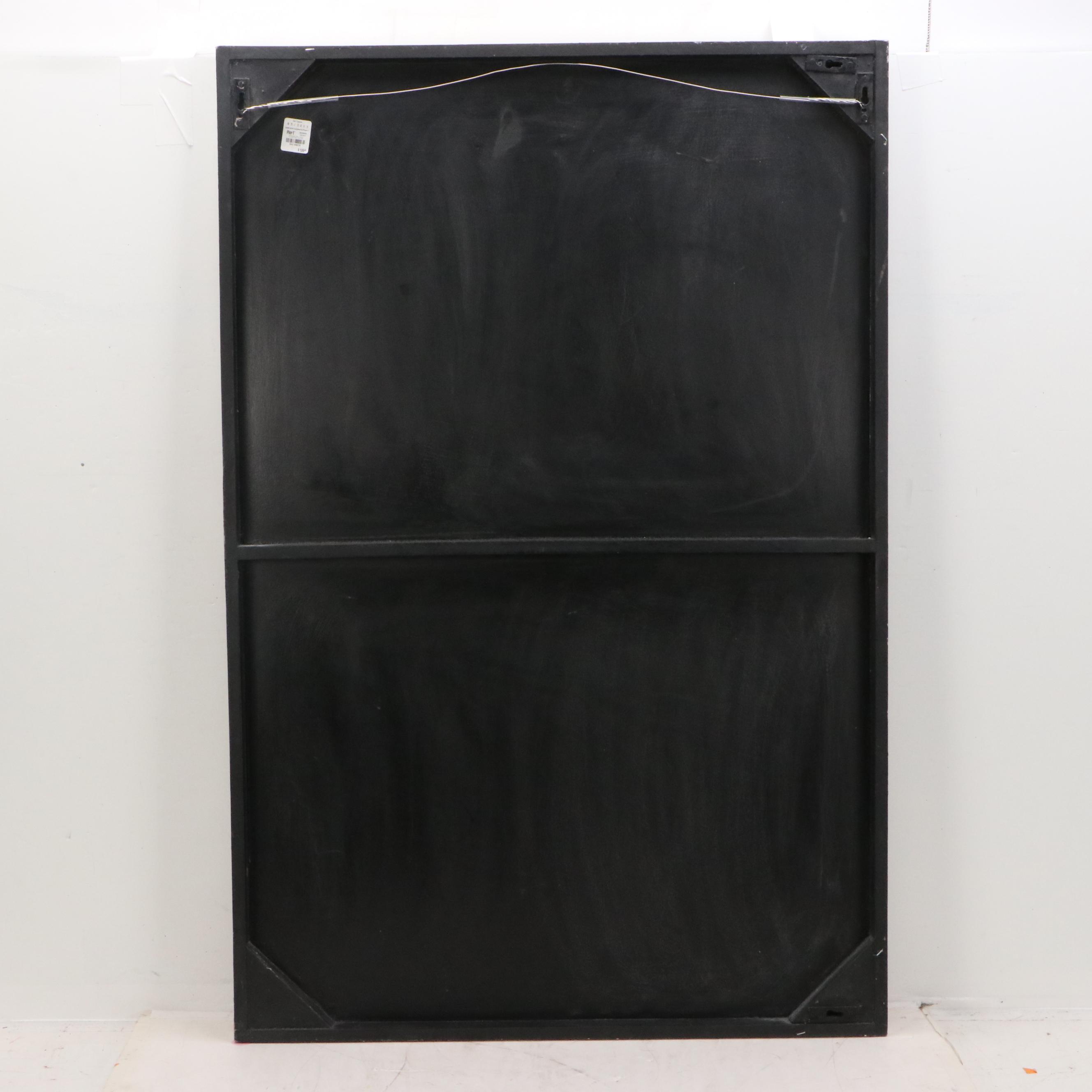 Golden Swirling Relief Wooden Wall Panel, 21st Century