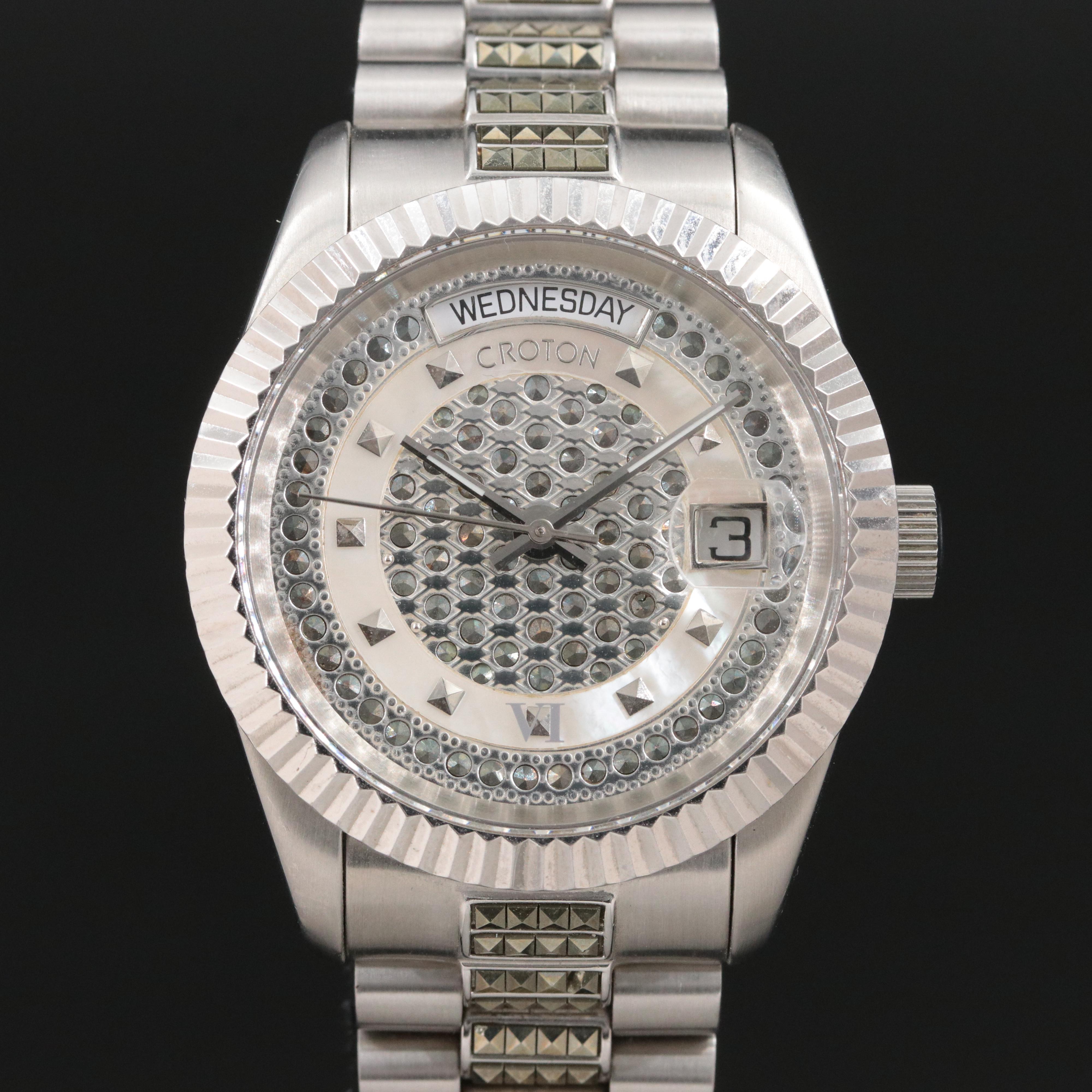 Croton 1st Gen Belagio ETA 2836 Automatic Stainless Steel Watch