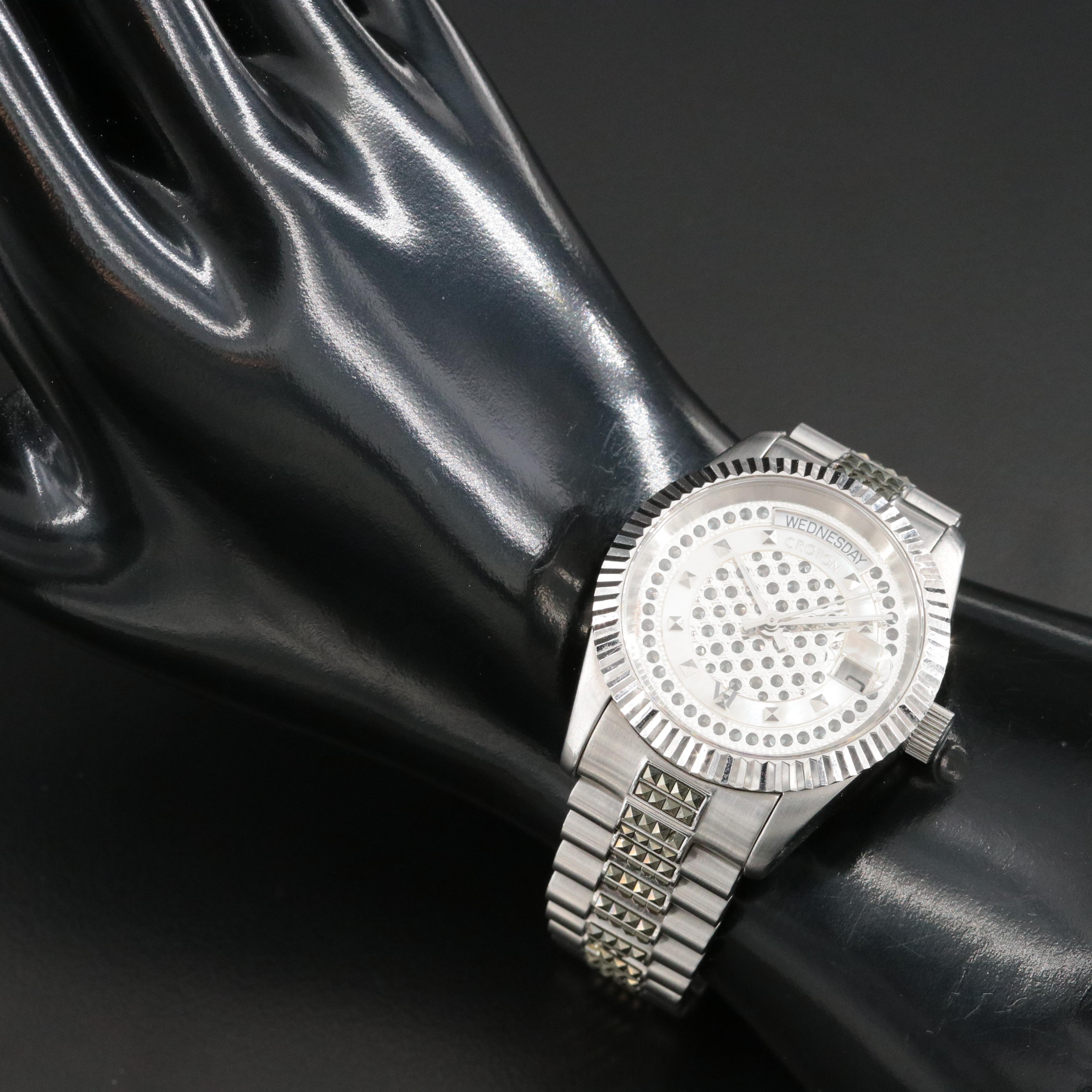 Croton 1st Gen Belagio ETA 2836 Automatic Stainless Steel Watch