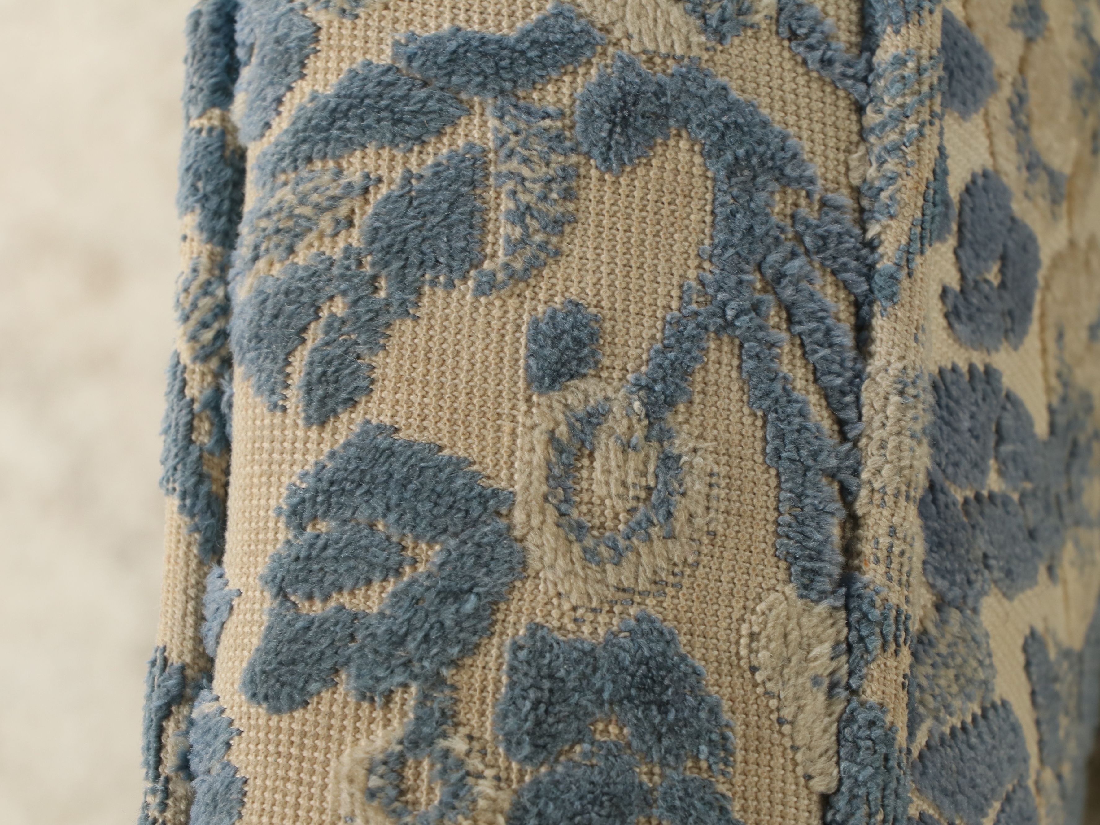 Pair of Mid Century Modern Floral Upholstered Armchairs