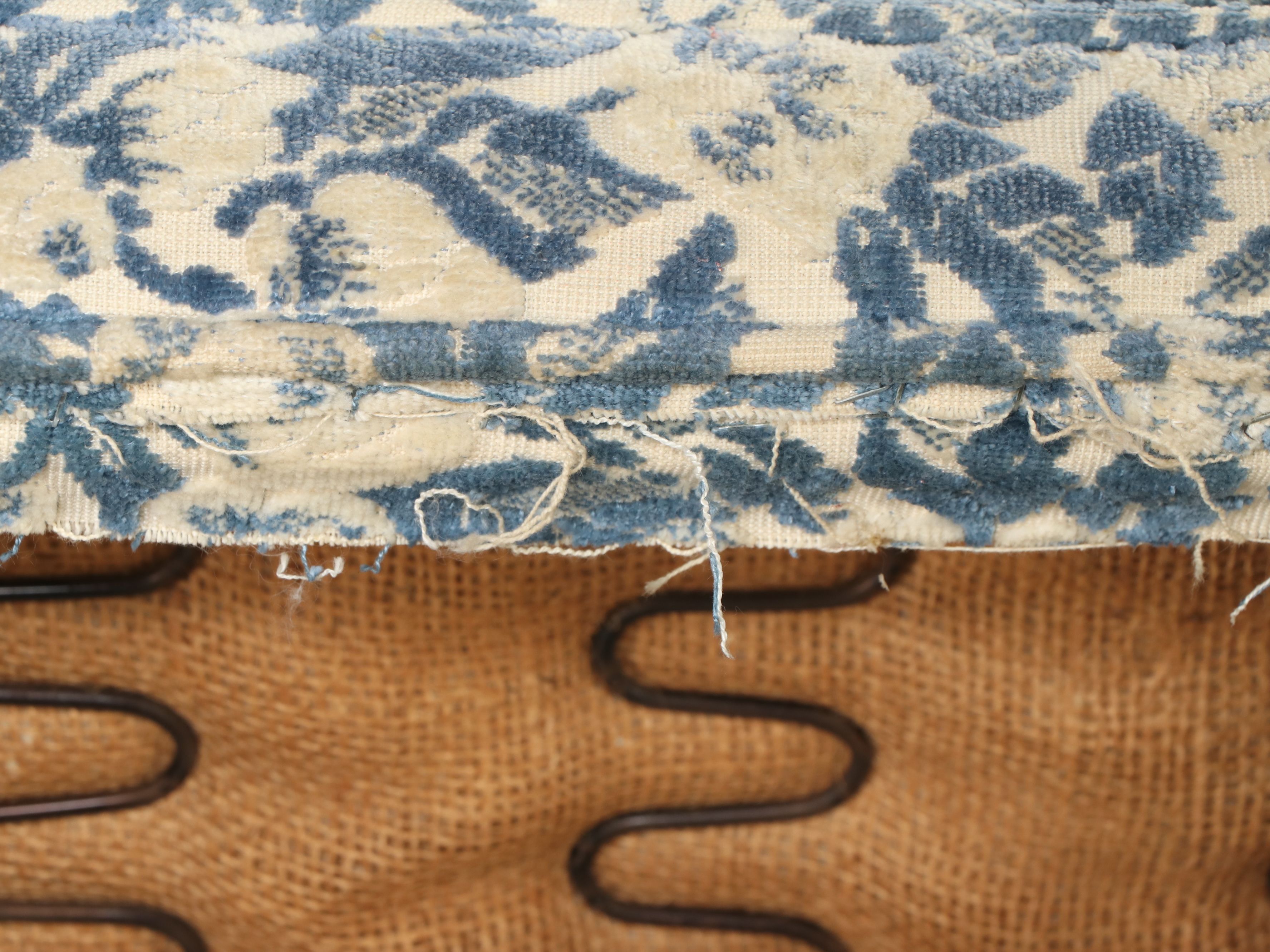 Pair of Mid Century Modern Floral Upholstered Armchairs