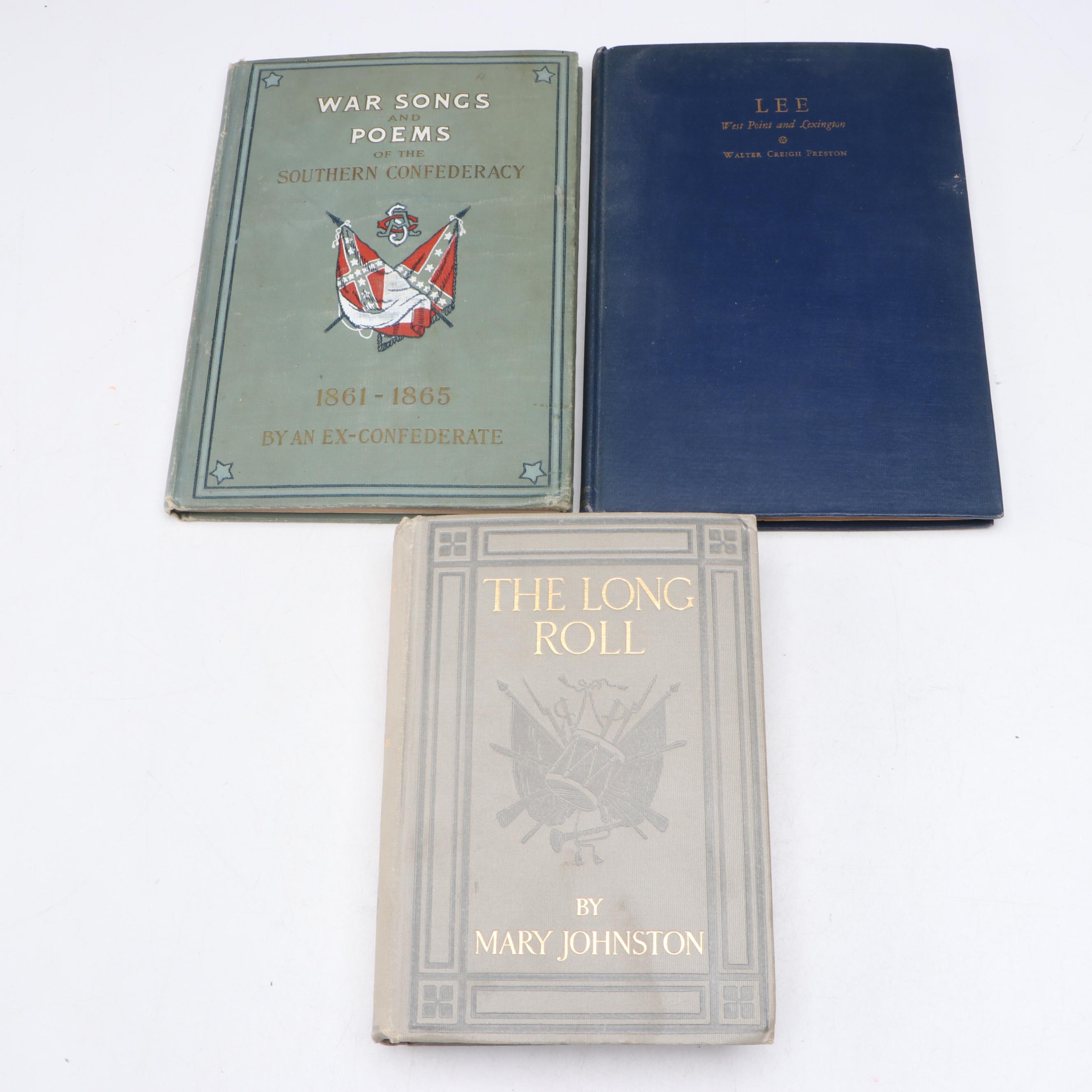 N. C. Wyeth Illustrated "The Long Roll" by Mary Johnston and More Books