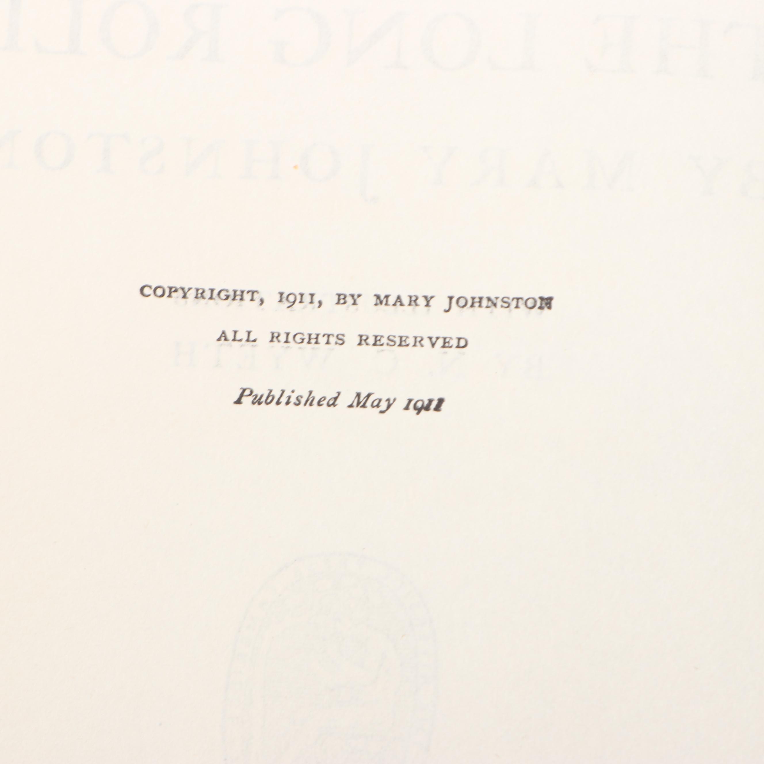 N. C. Wyeth Illustrated "The Long Roll" by Mary Johnston and More Books