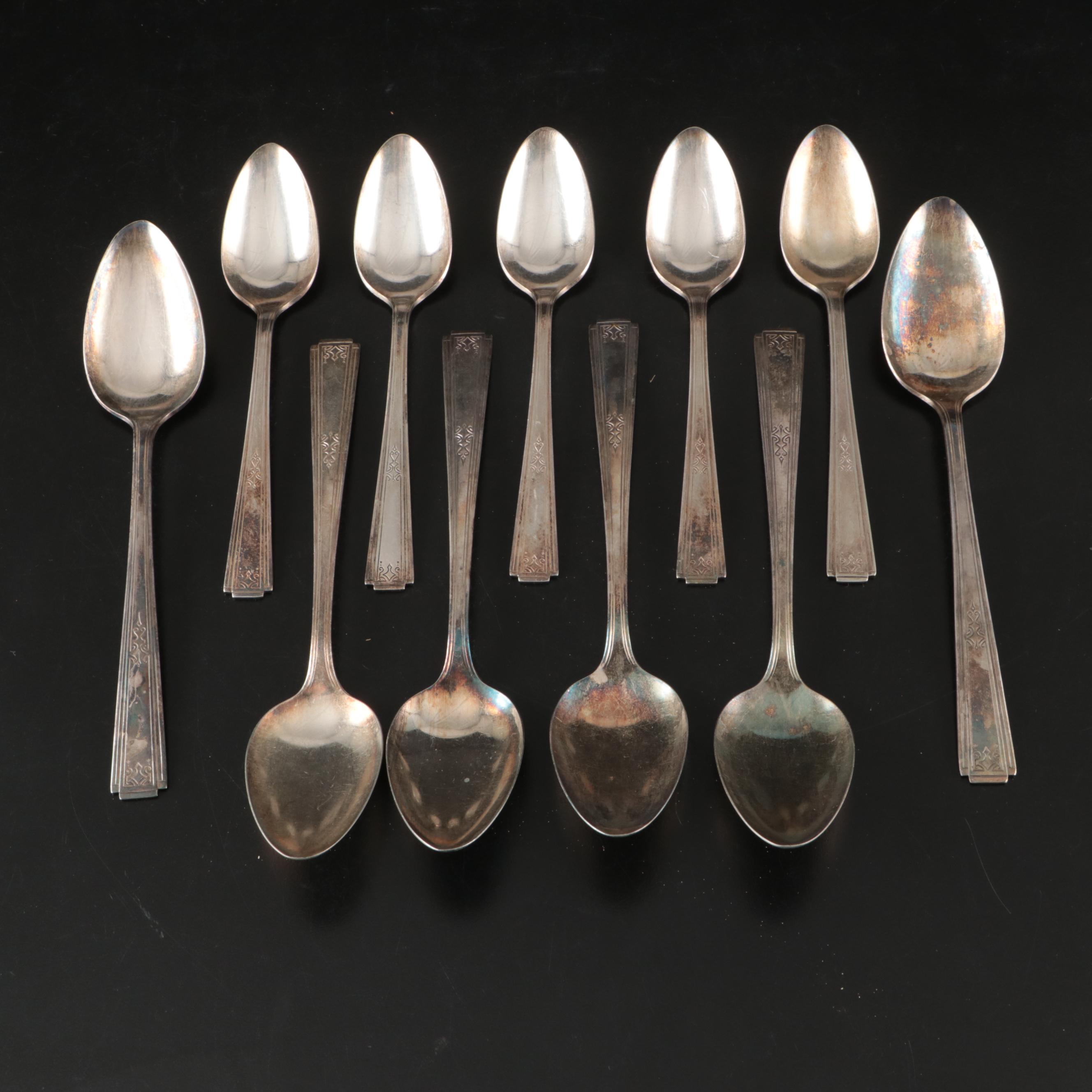 National Silver Co. "Lady Grace" Silver Plate Flatware, 1933