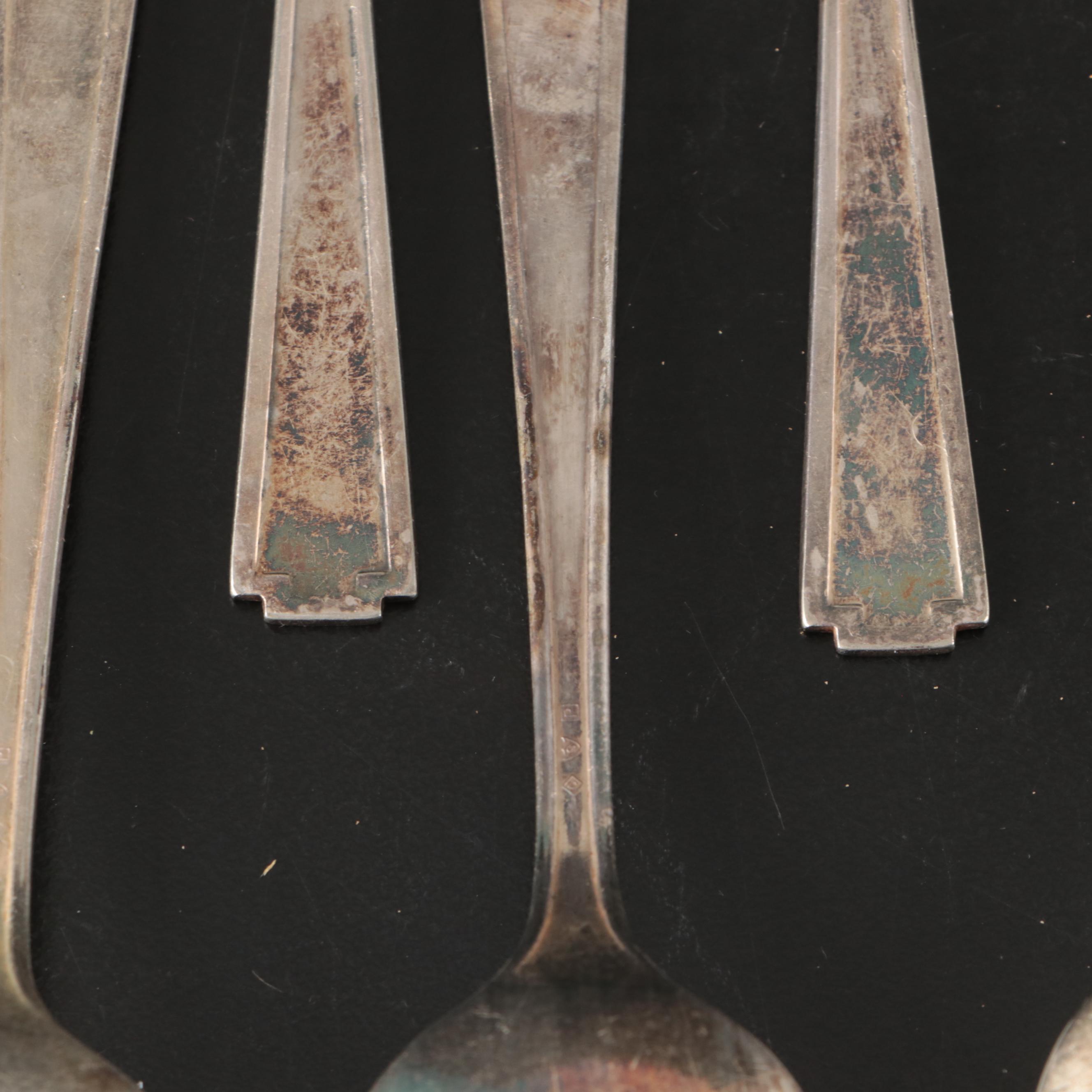 National Silver Co. "Lady Grace" Silver Plate Flatware, 1933