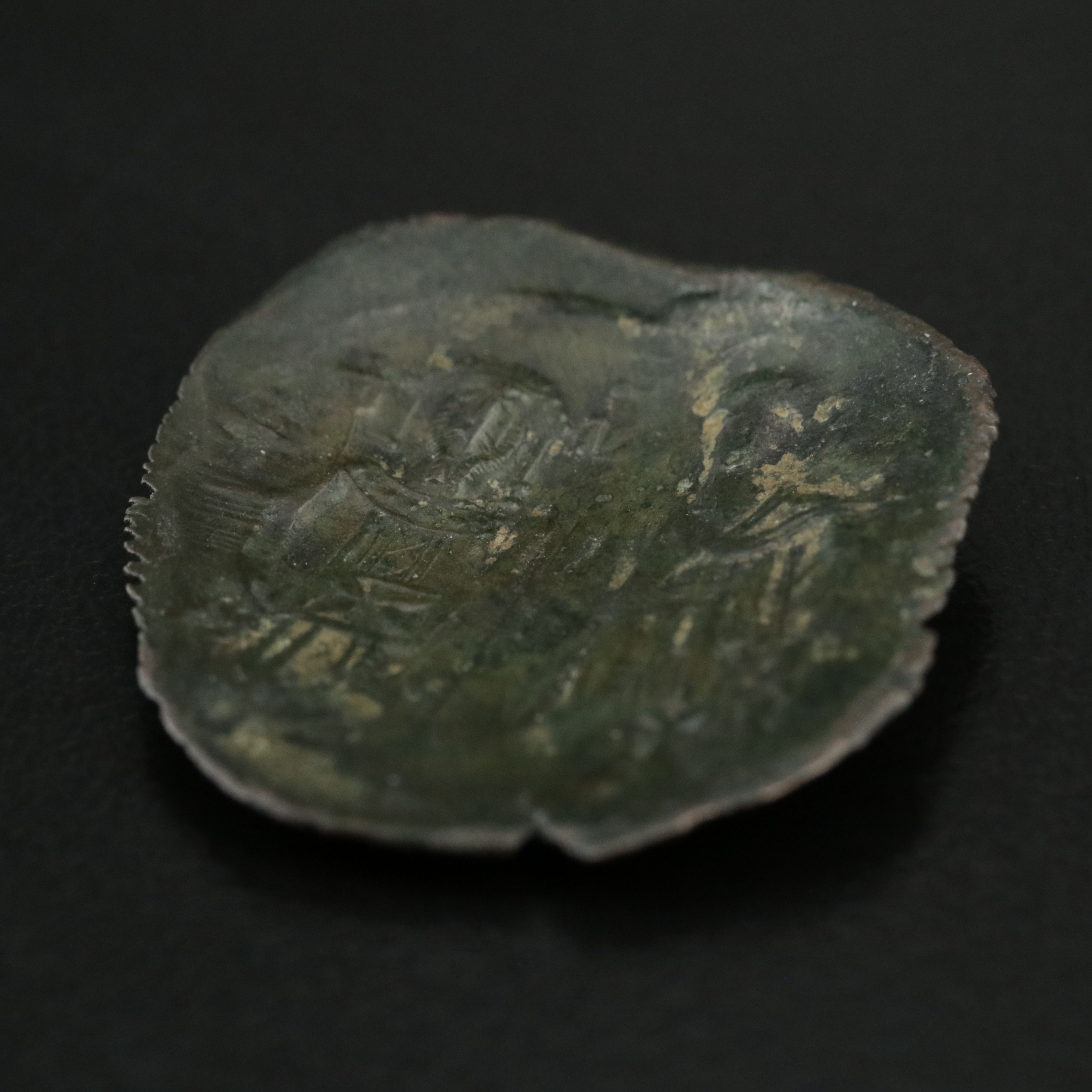 Empire of Nicaea, Thessalonika Billon Trachy Coin of John III, ca. 1249 A.D.