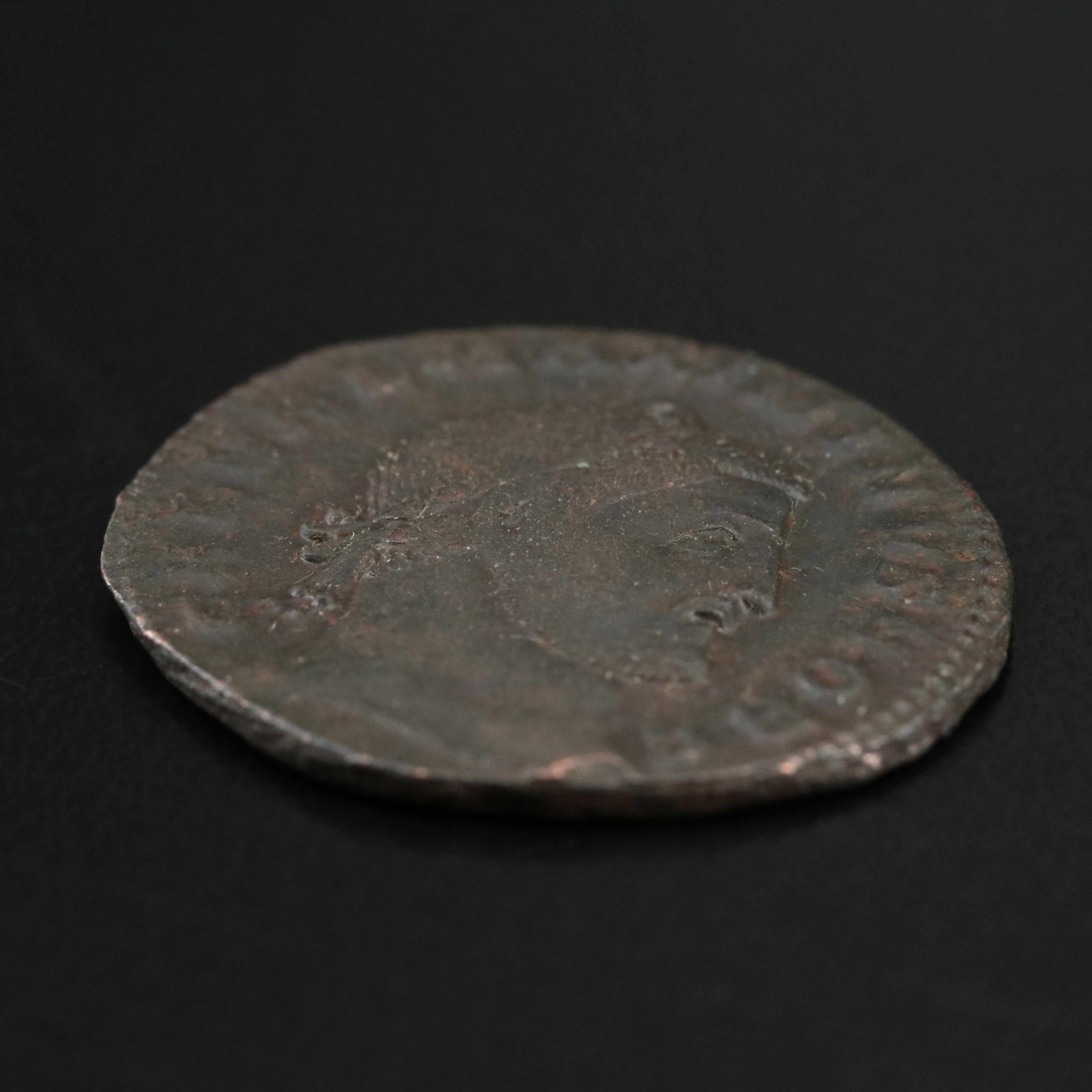 Ancient Roman Imperial Æ Follis Coin of Maximinus II, ca. 308 A.D.
