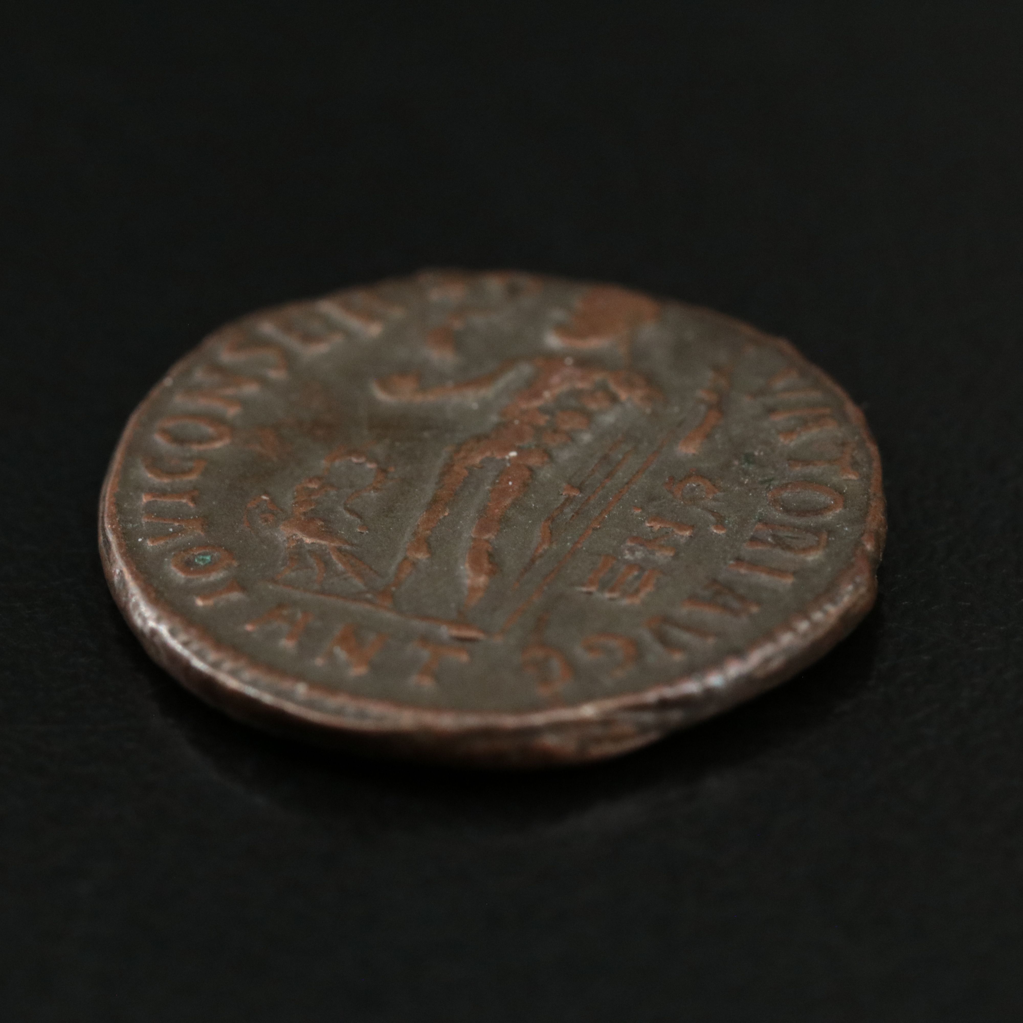 Ancient Roman Imperial Æ Follis Coin of Constantine I, "The Great," ca. 313 A.D.