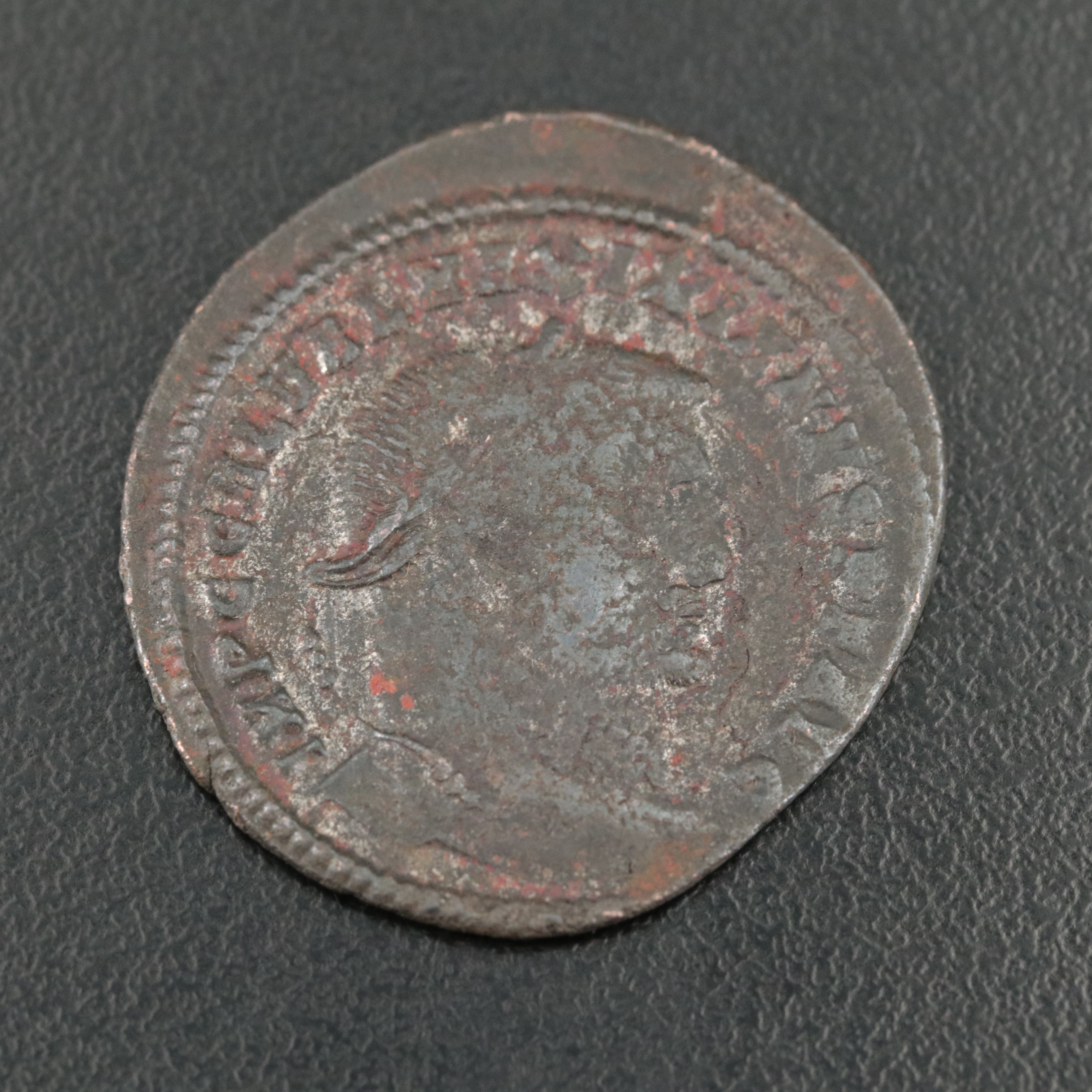 Ancient Roman Imperial Æ Follis Coin of Galerius, ca. 308 A.D.