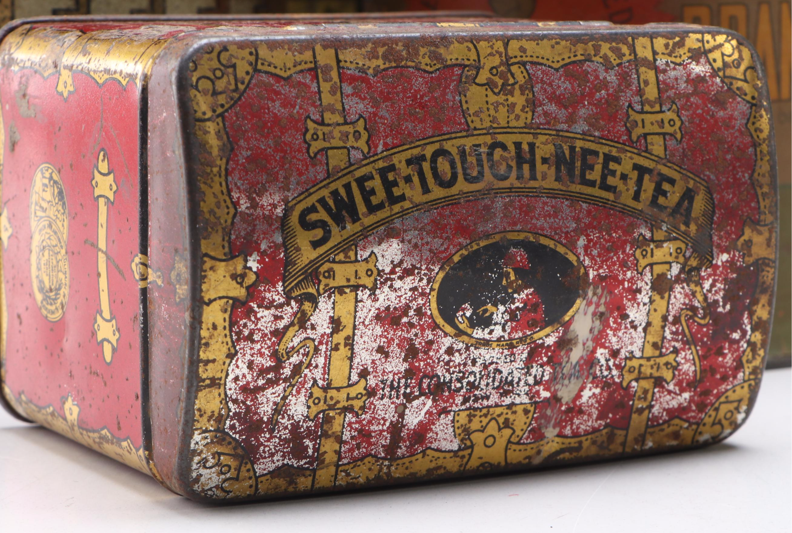 Chase & Sanborns, Swee-Touch-Nee Tea and More Tins, Late 19th/ Early 20th C.