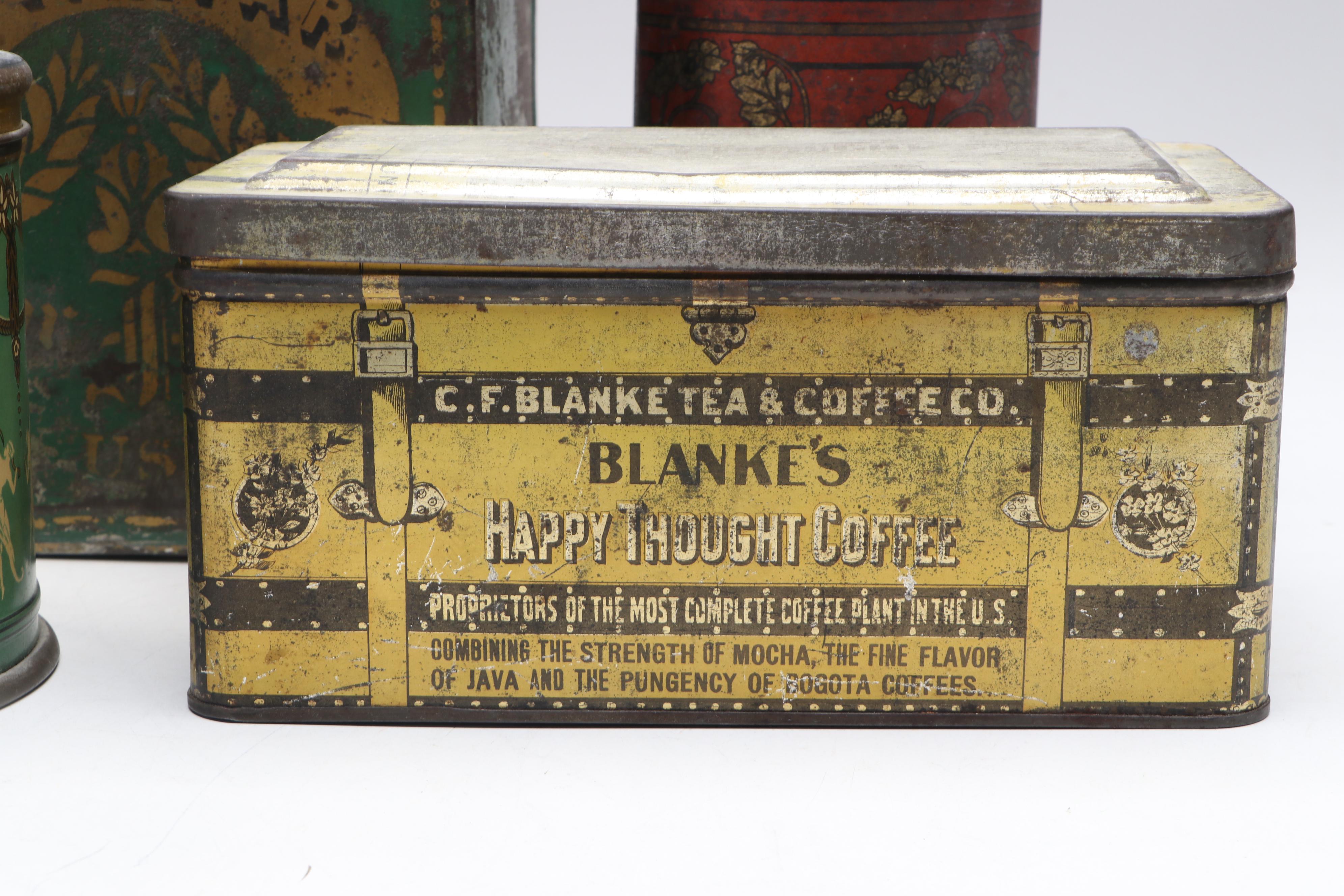 Chase & Sanborns, Swee-Touch-Nee Tea and More Tins, Late 19th/ Early 20th C.