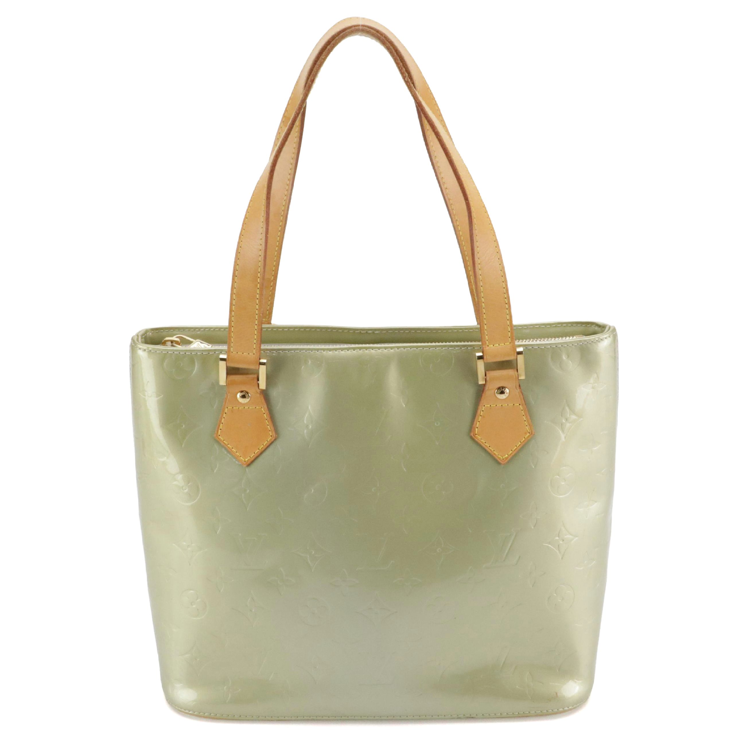 Louis Vuitton Houston Shoulder Bag in Monogram Vernis and Leather