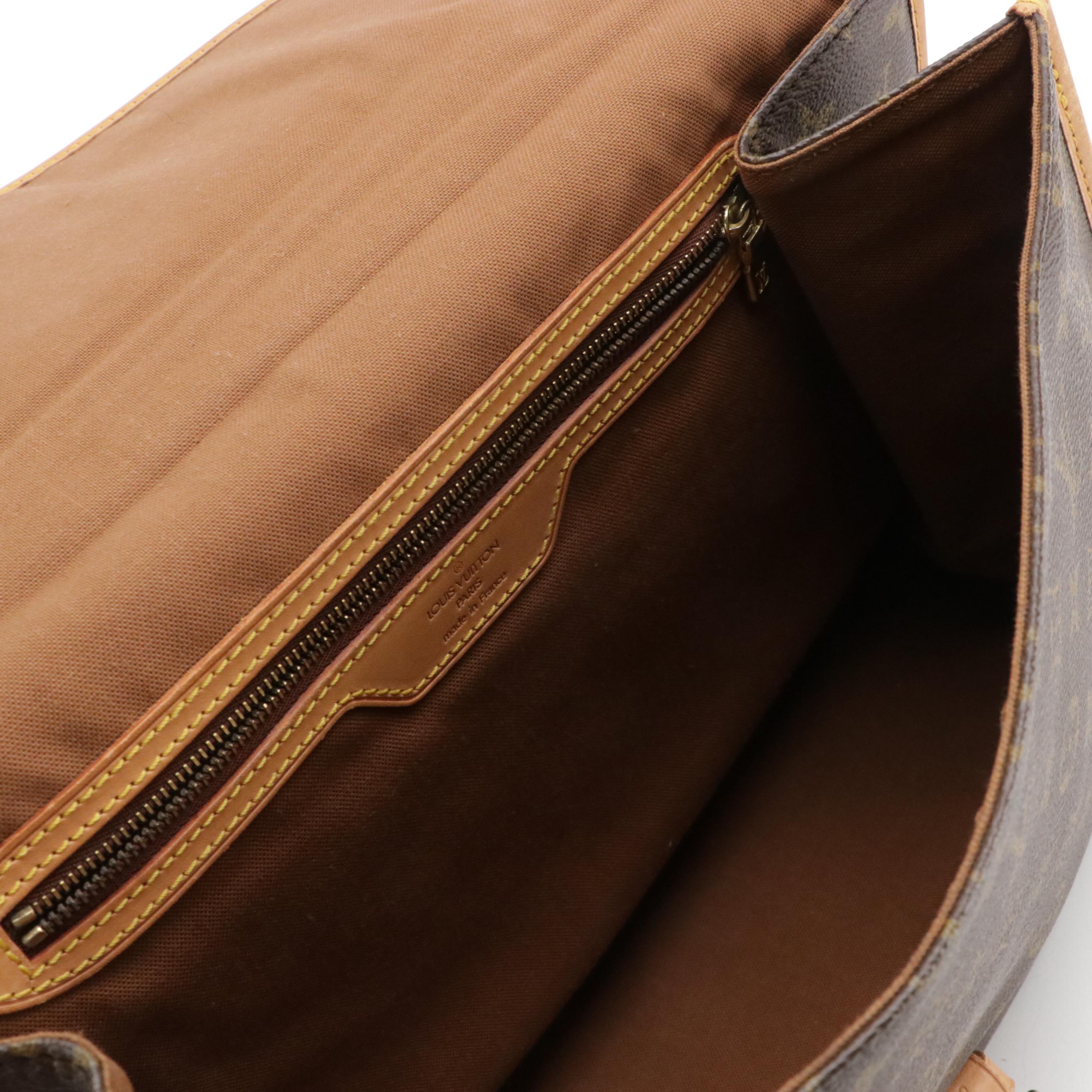 Louis Vuitton Beverly Two-Way Briefcase in Monogram Canvas & Vachetta Leather