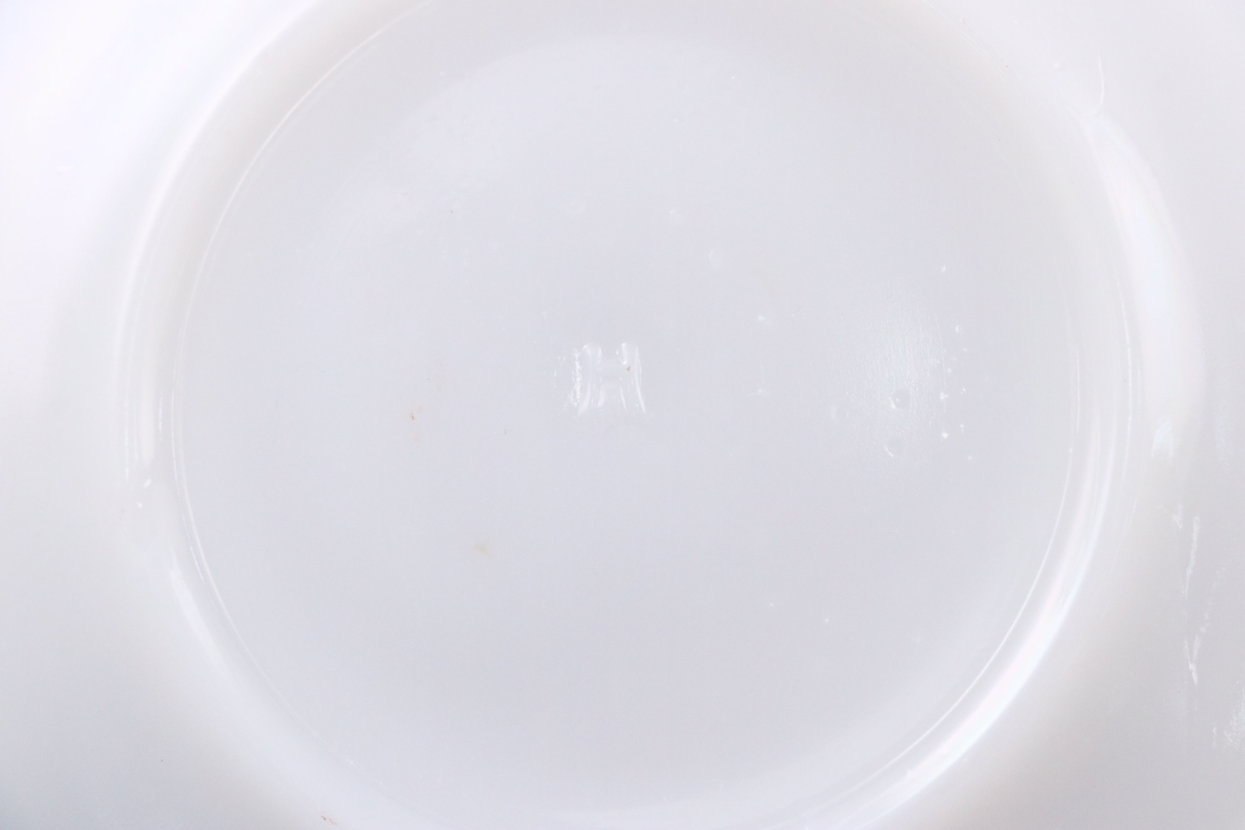 Hazel Atlas "Ripple Pink" Milk Glass Dinnerware, Mid-20th C.