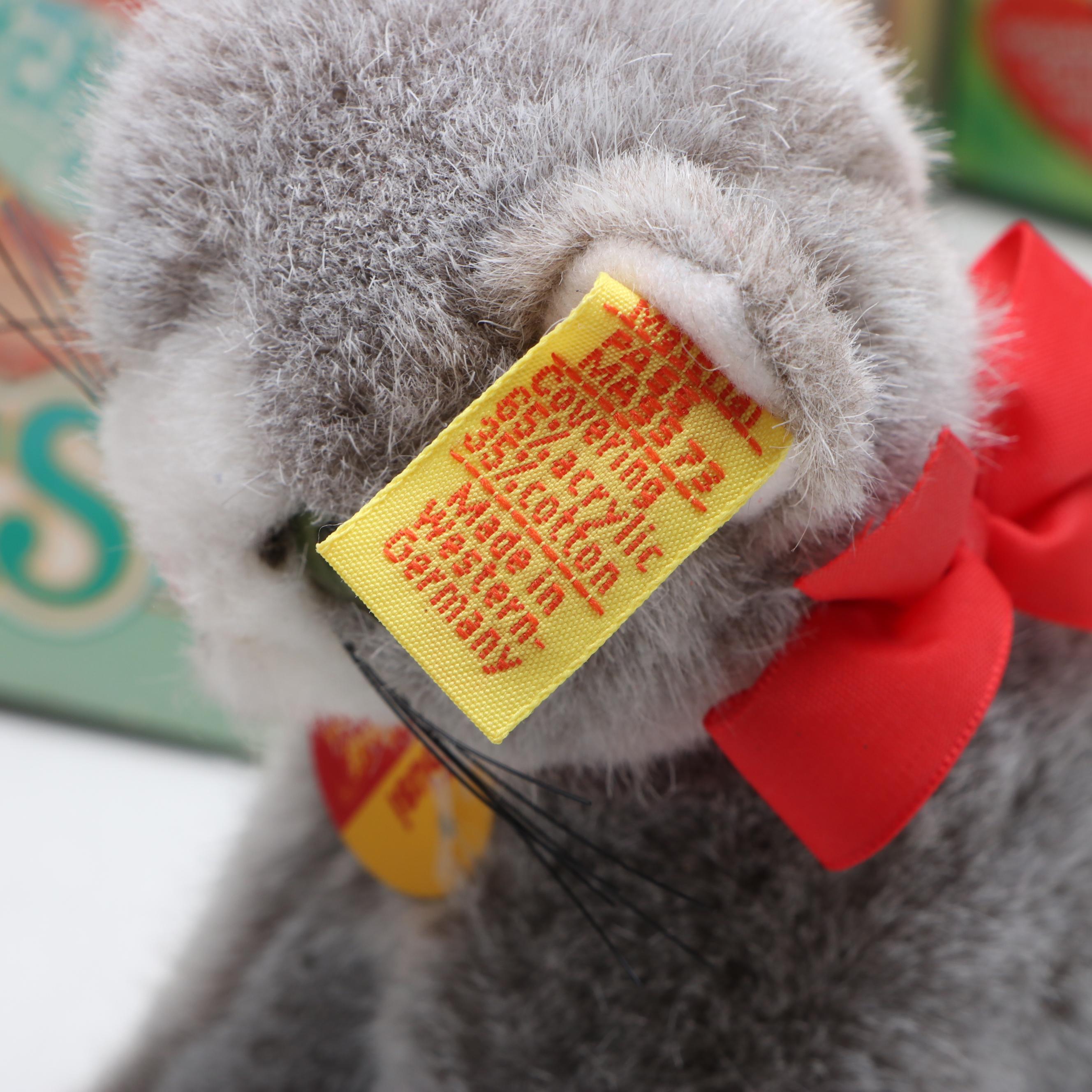 Steiff "Susi," Street Kids "Socks" and More Toy Cats, Late 20th Century