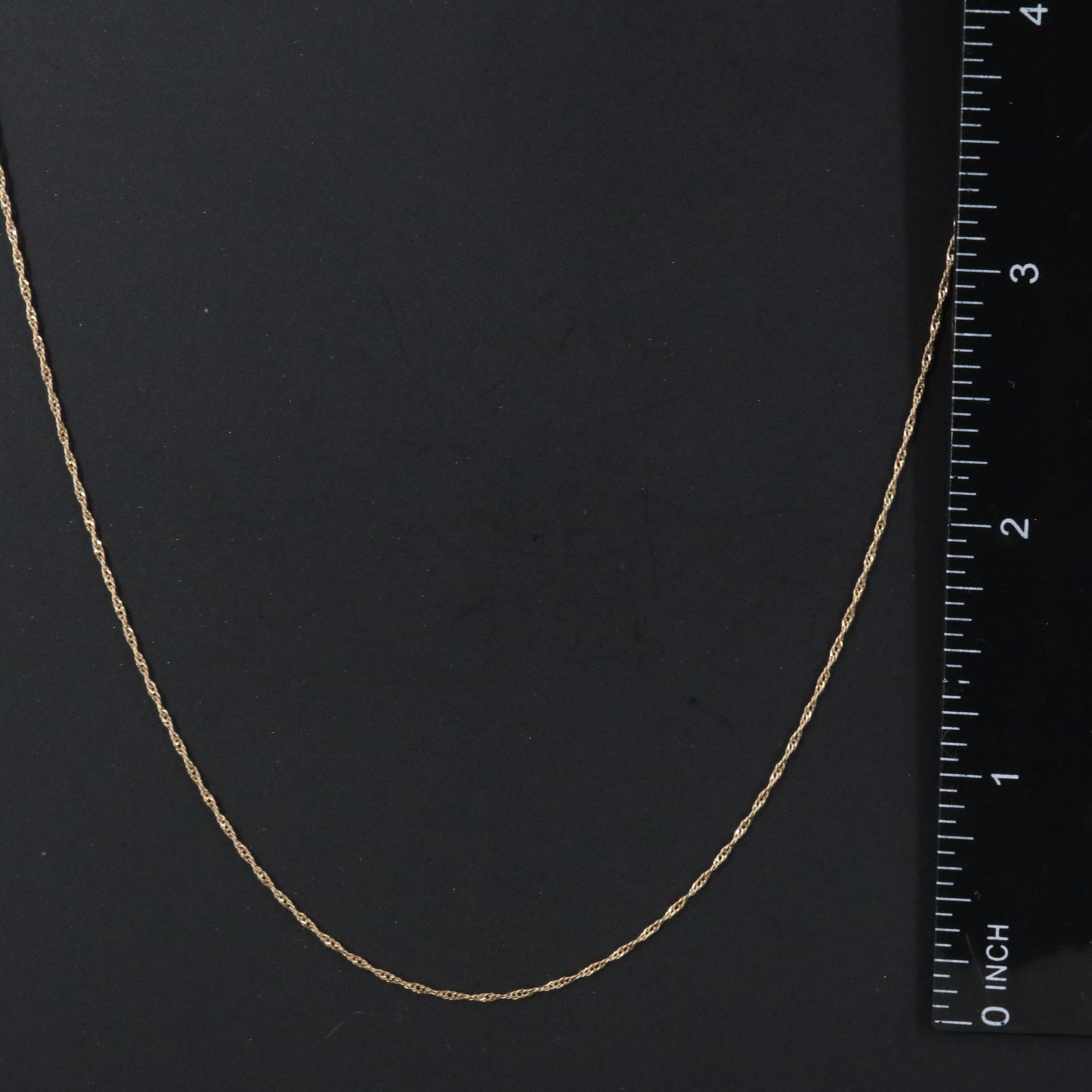 14K Singapore Chain Necklace