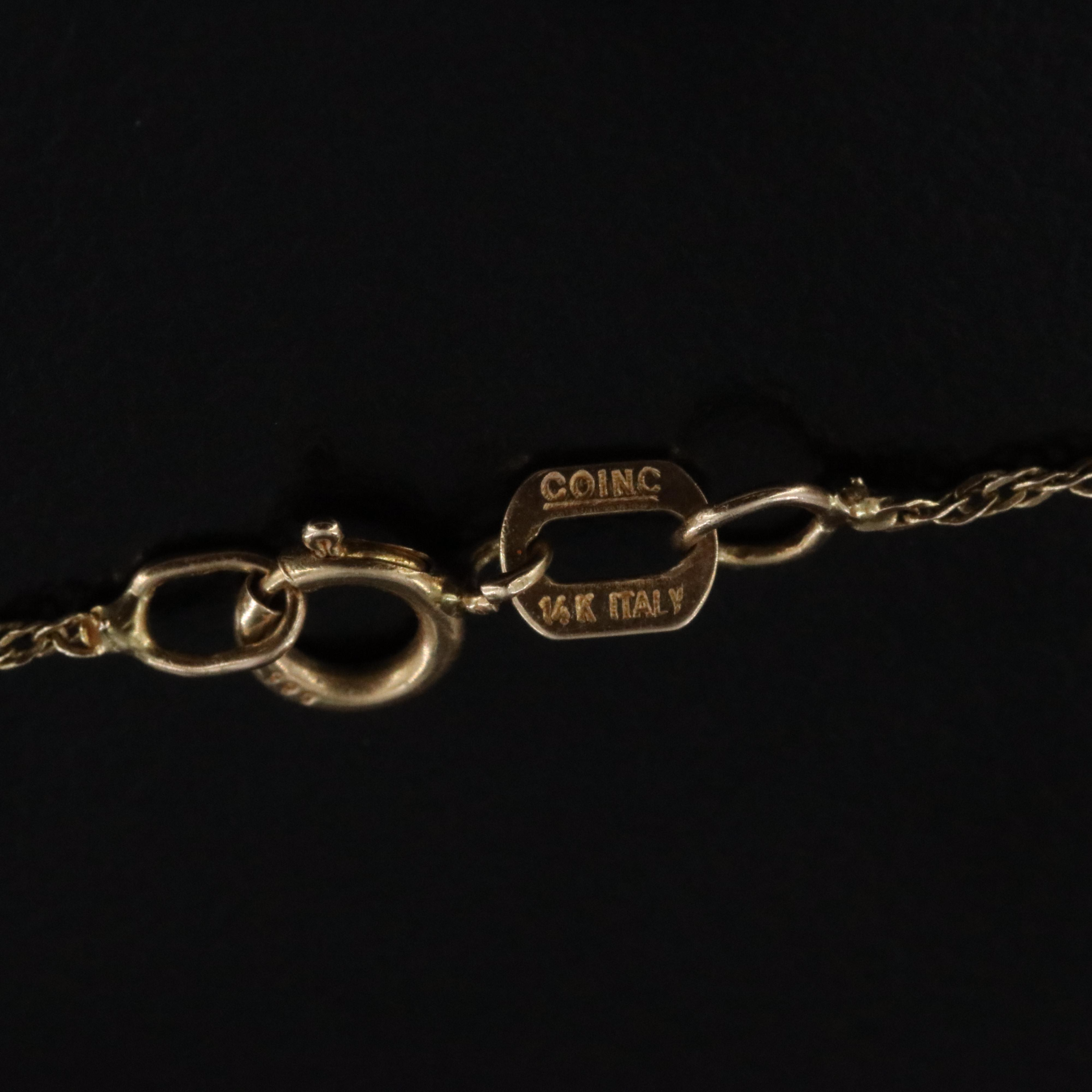 14K Singapore Chain Necklace