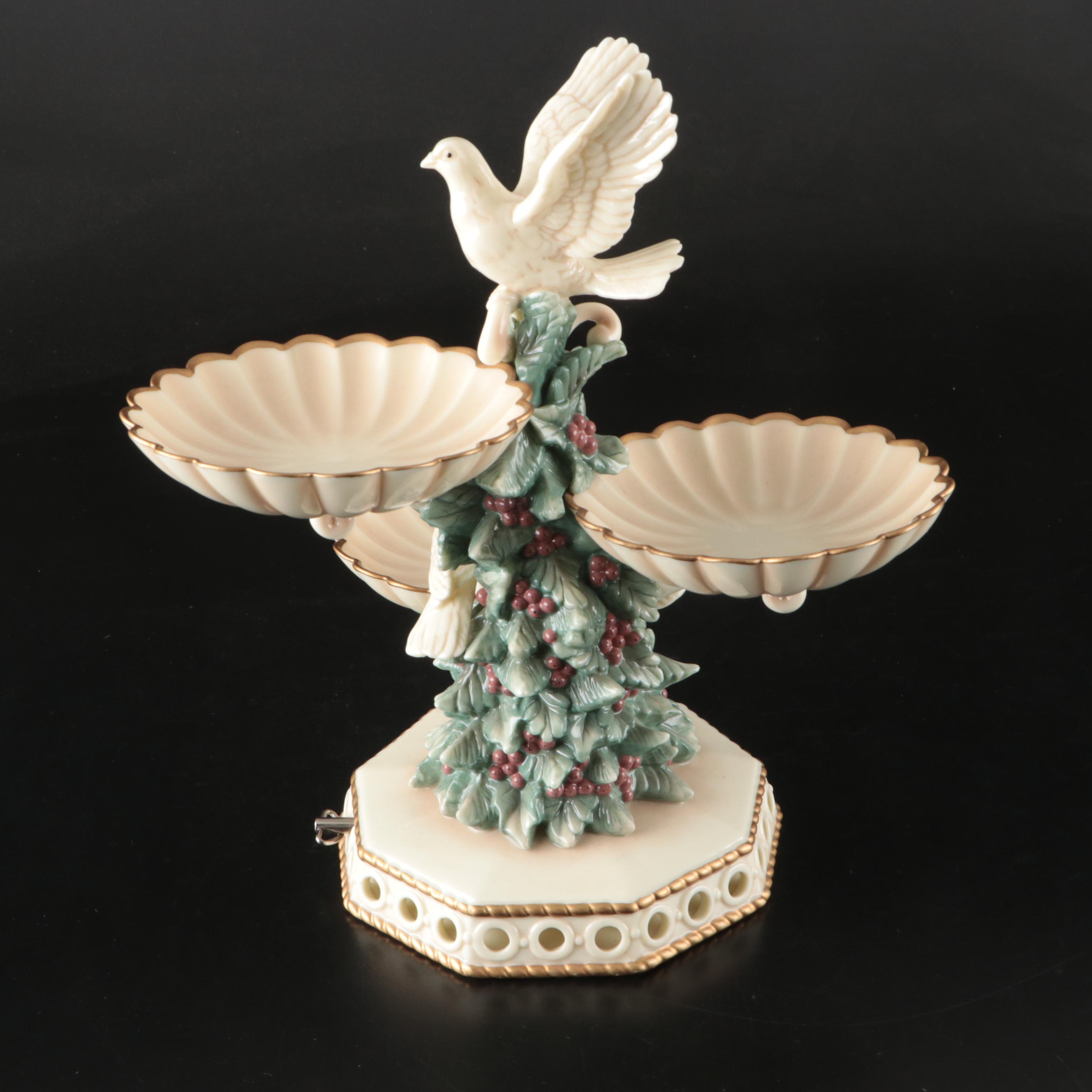 Music Box Company "Wonderland Dove" Candy Dish