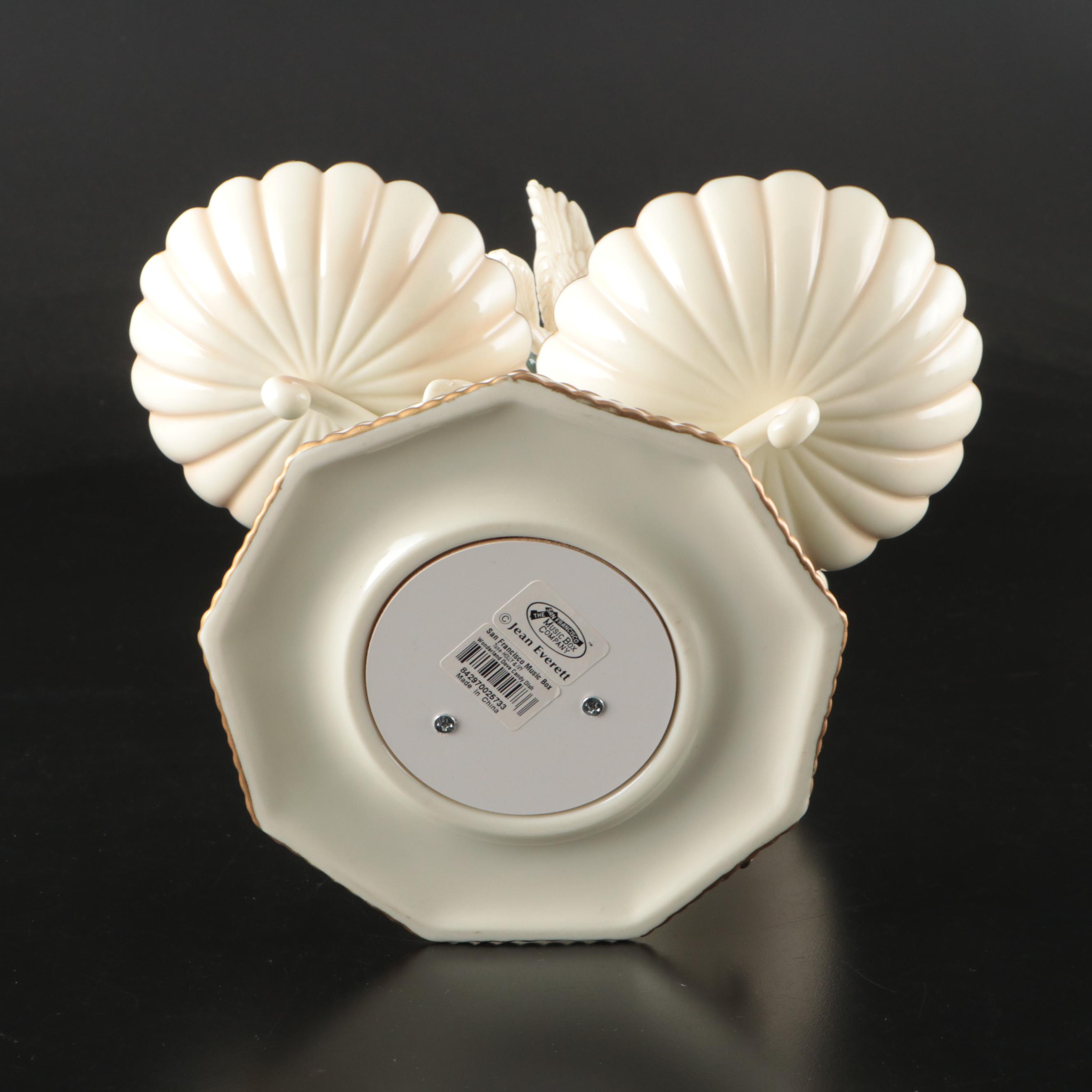 Music Box Company "Wonderland Dove" Candy Dish