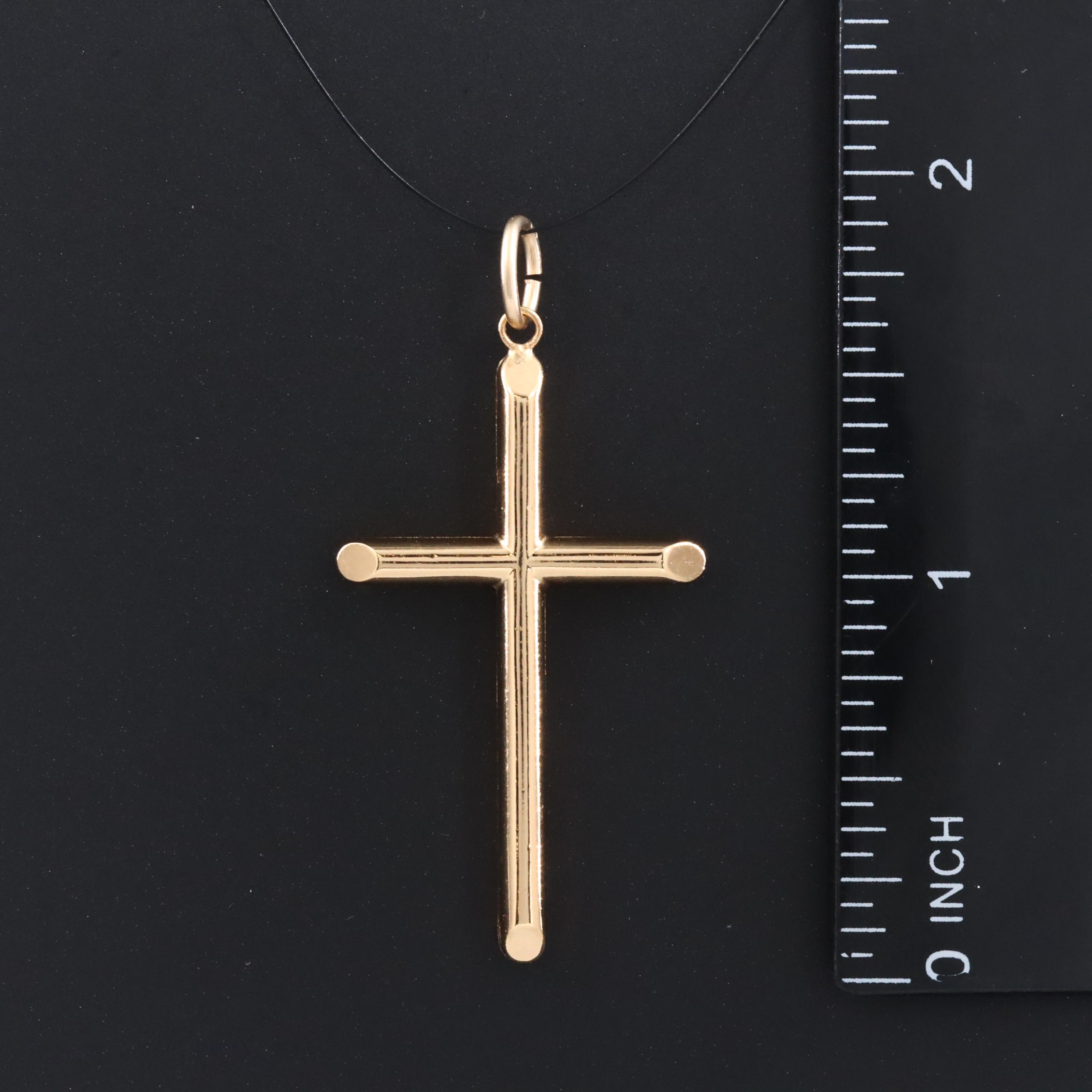 Gold-Filled Cross Pendant
