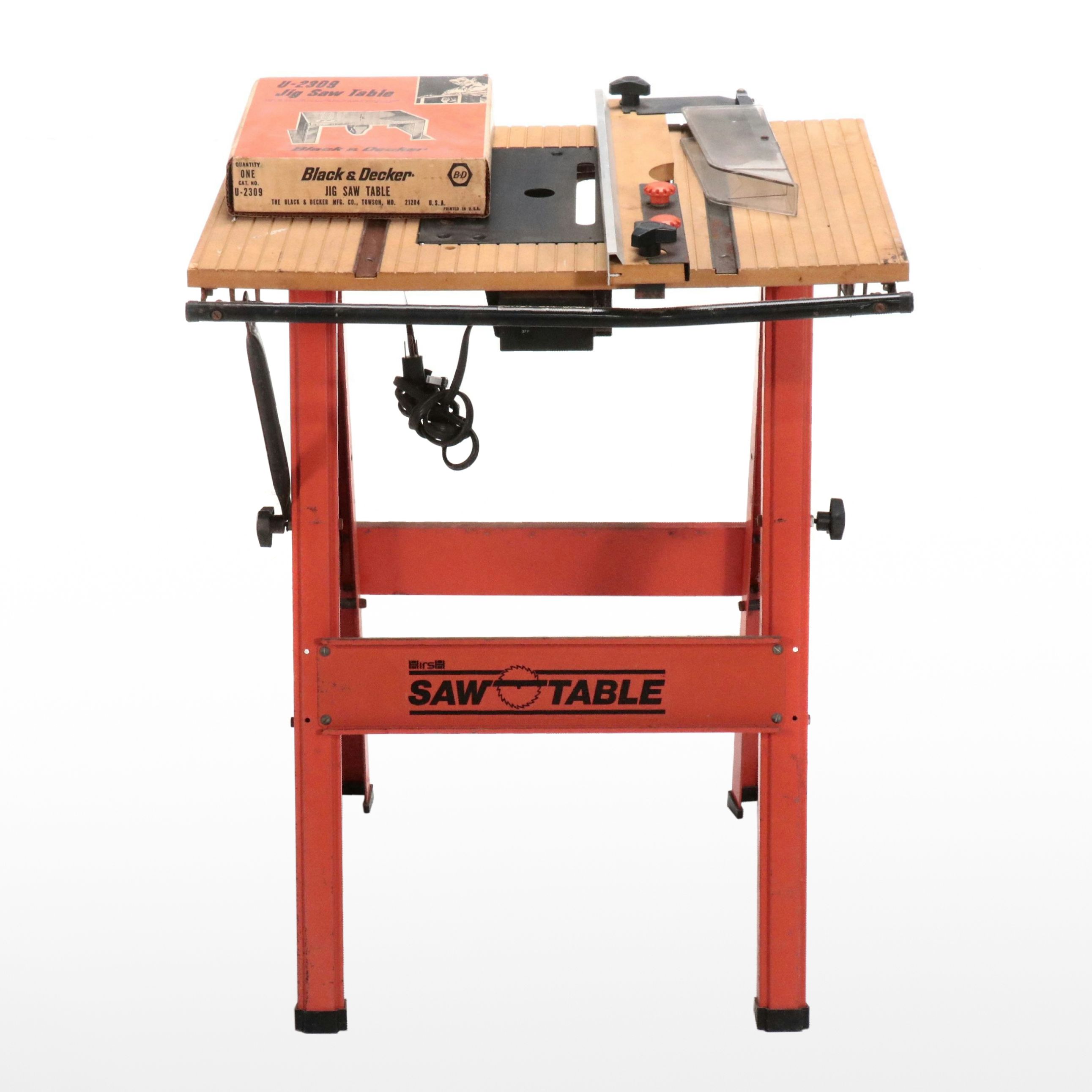Hirsh Saw Table with Black & Decker U-2309 Jigsaw Table
