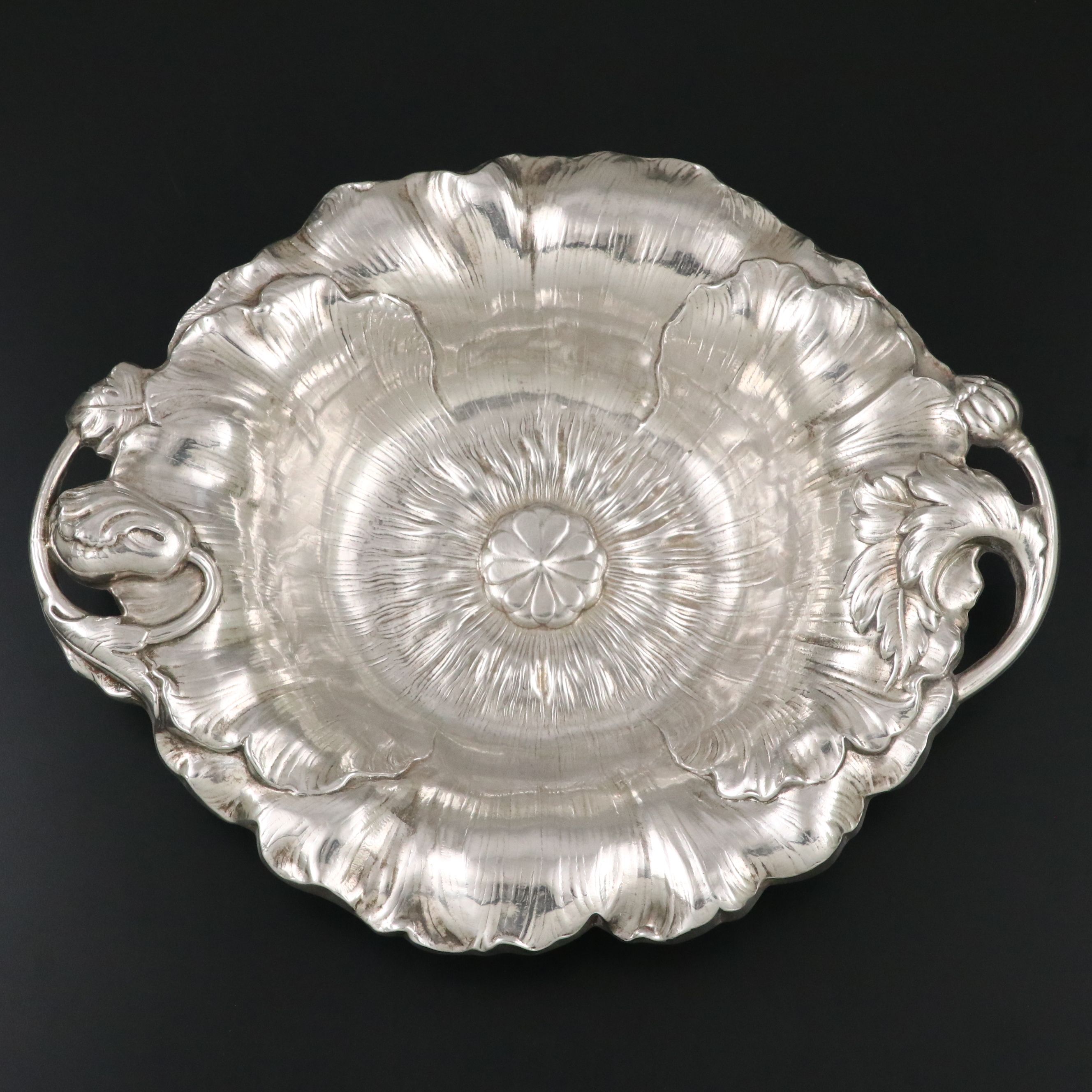 Reed &amp; Barton Sterling Silver Floral Form Bowl