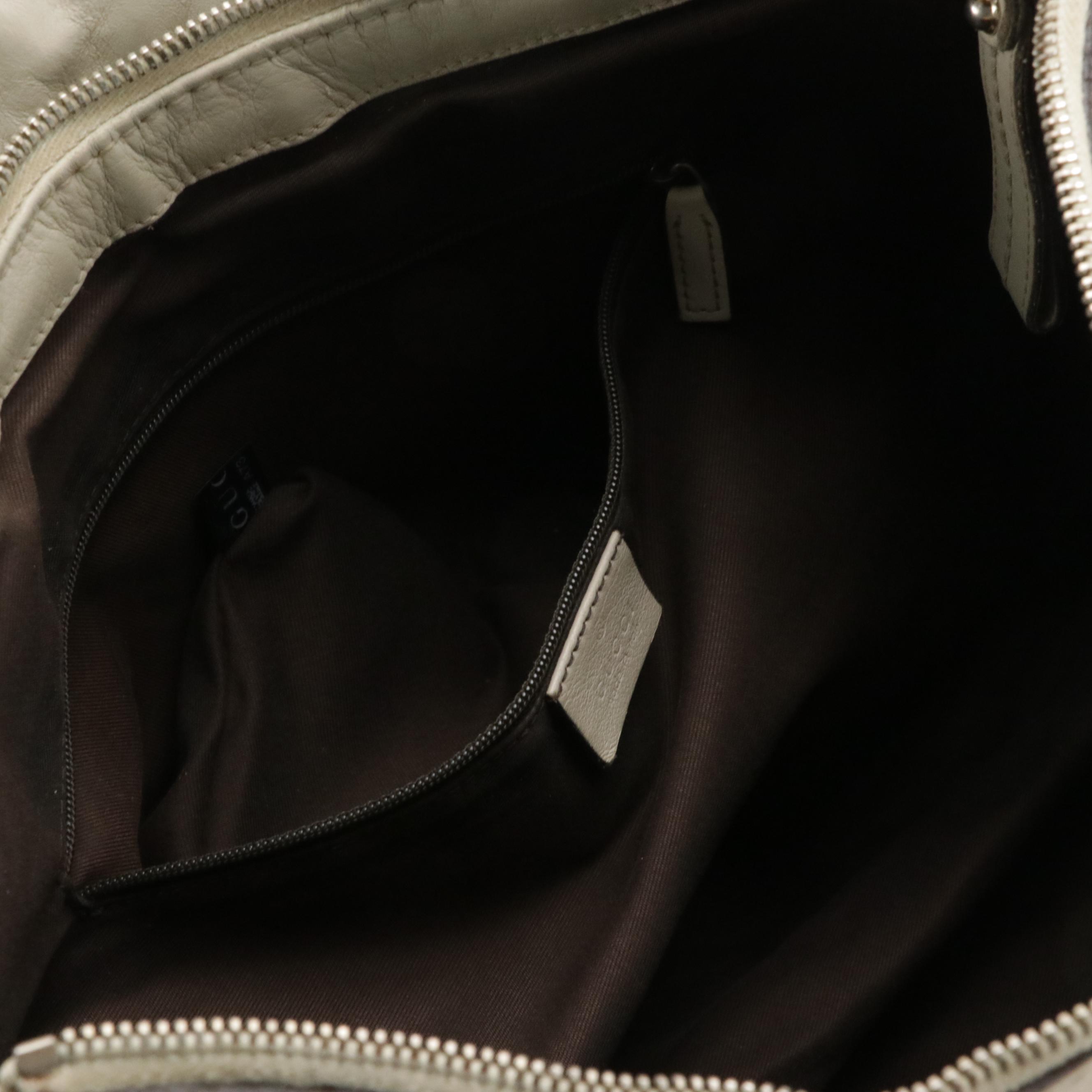 Gucci Sukey Hobo Shoulder Bag in Brown GG Canvas and Leather Trim