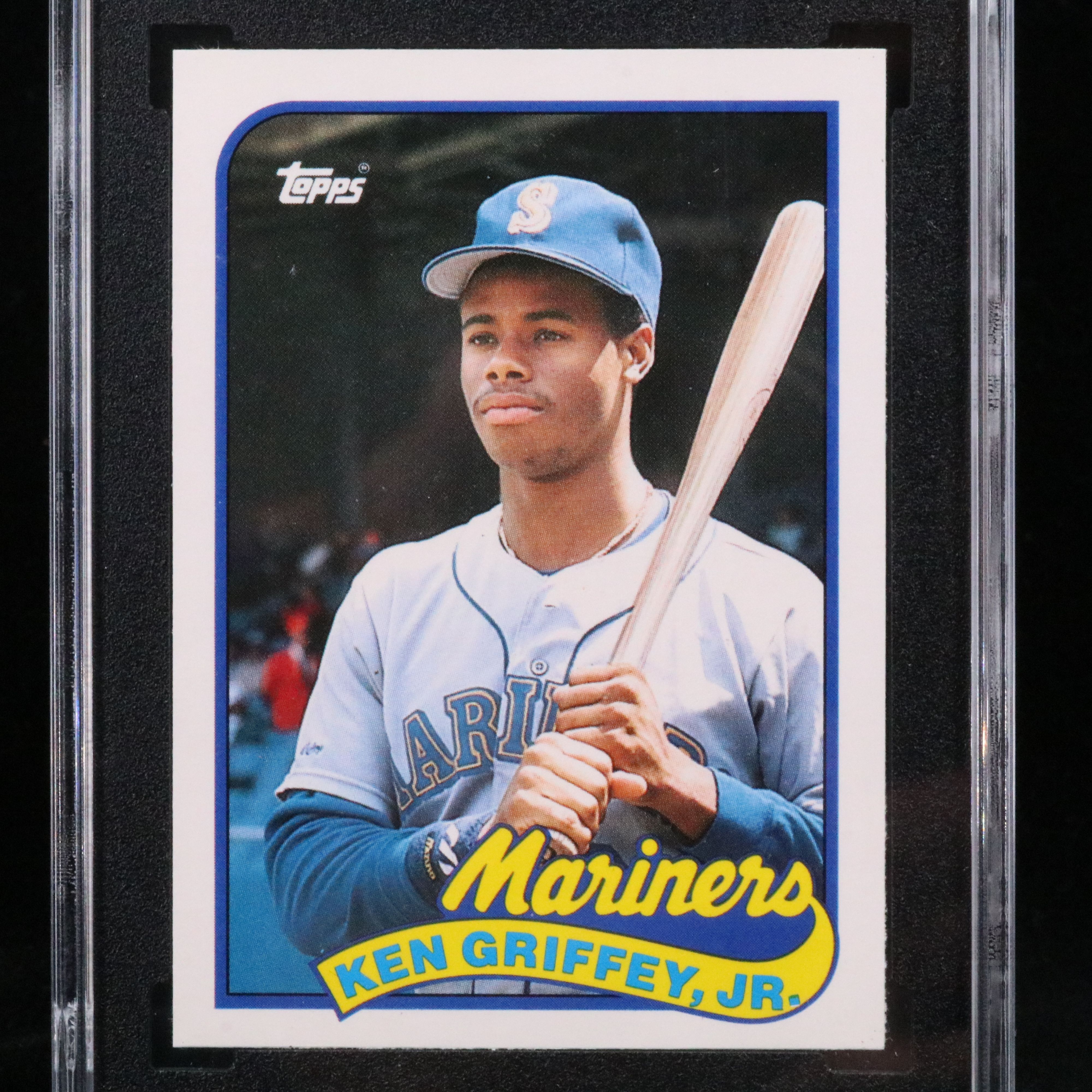 1989 Topps Traded Ken Griffey Jr. Rookie Baseball Card Graded SGC 9