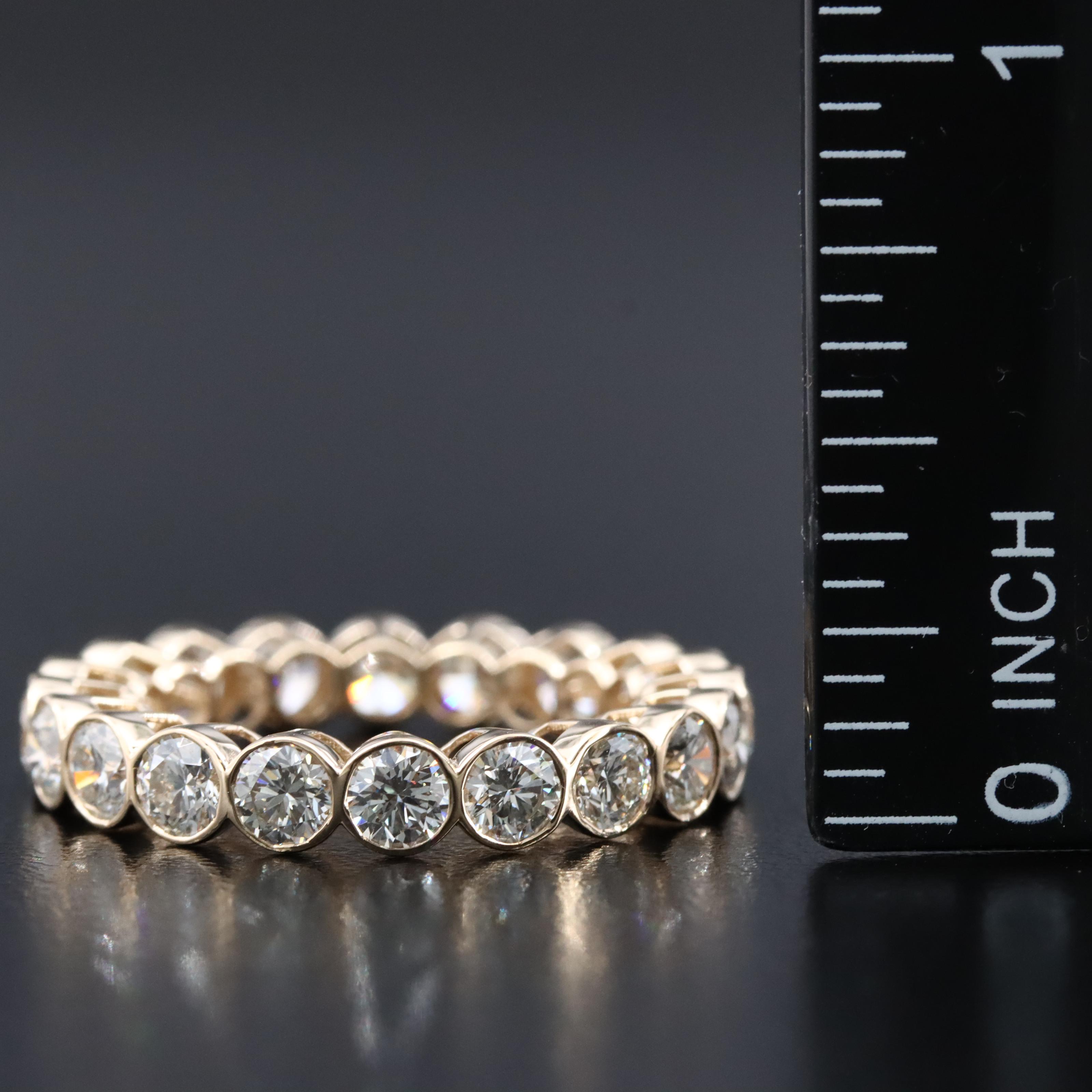 14K 3.51 CTW Diamond Eternity Band