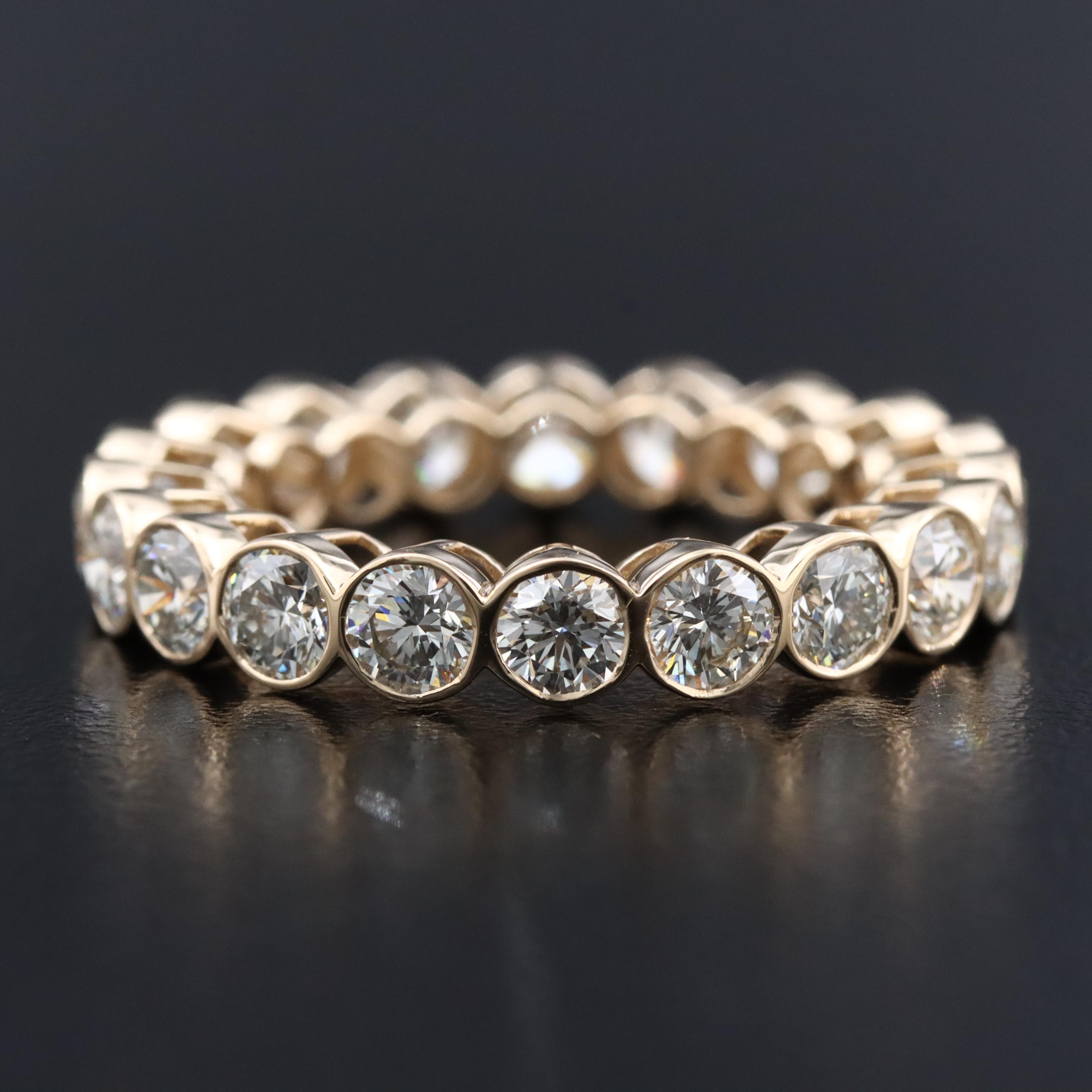 14K 3.51 CTW Diamond Eternity Band