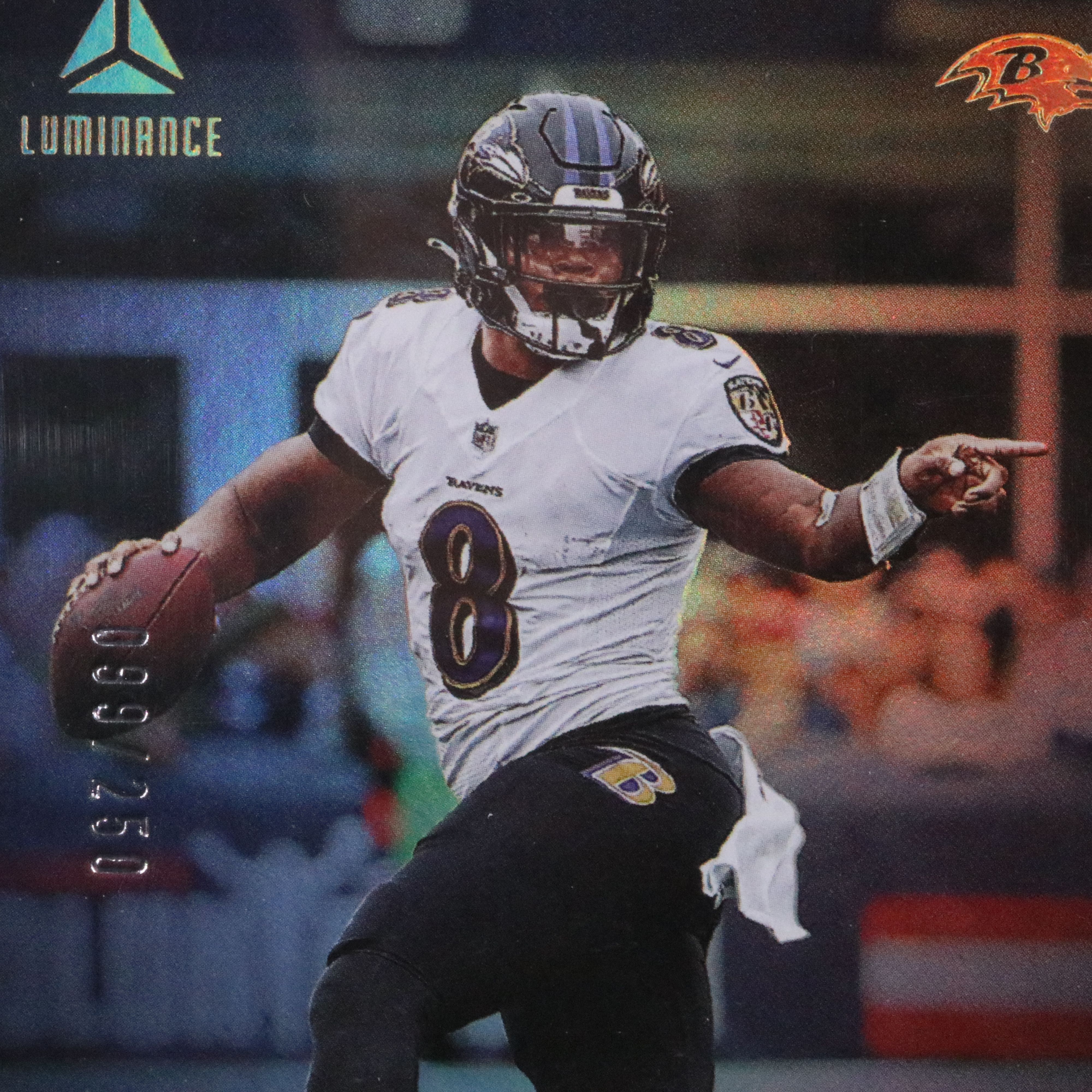 2023 Luminance Lamar Jackson Gold Football Card No. 099/250 Graded SGC 10