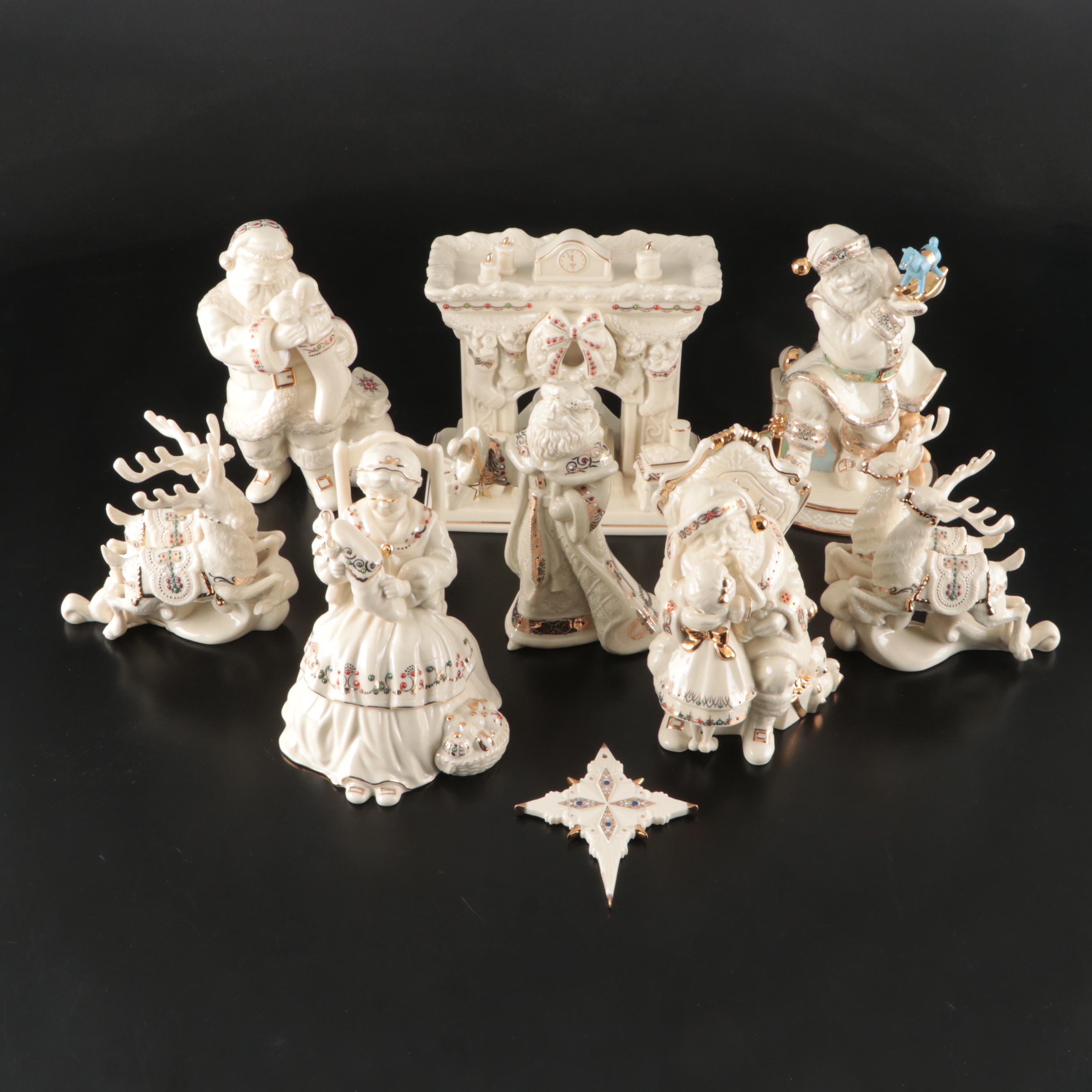 Lenox "Toys From Santa," "Dasher and Dancer," and More Porcelain Figurines