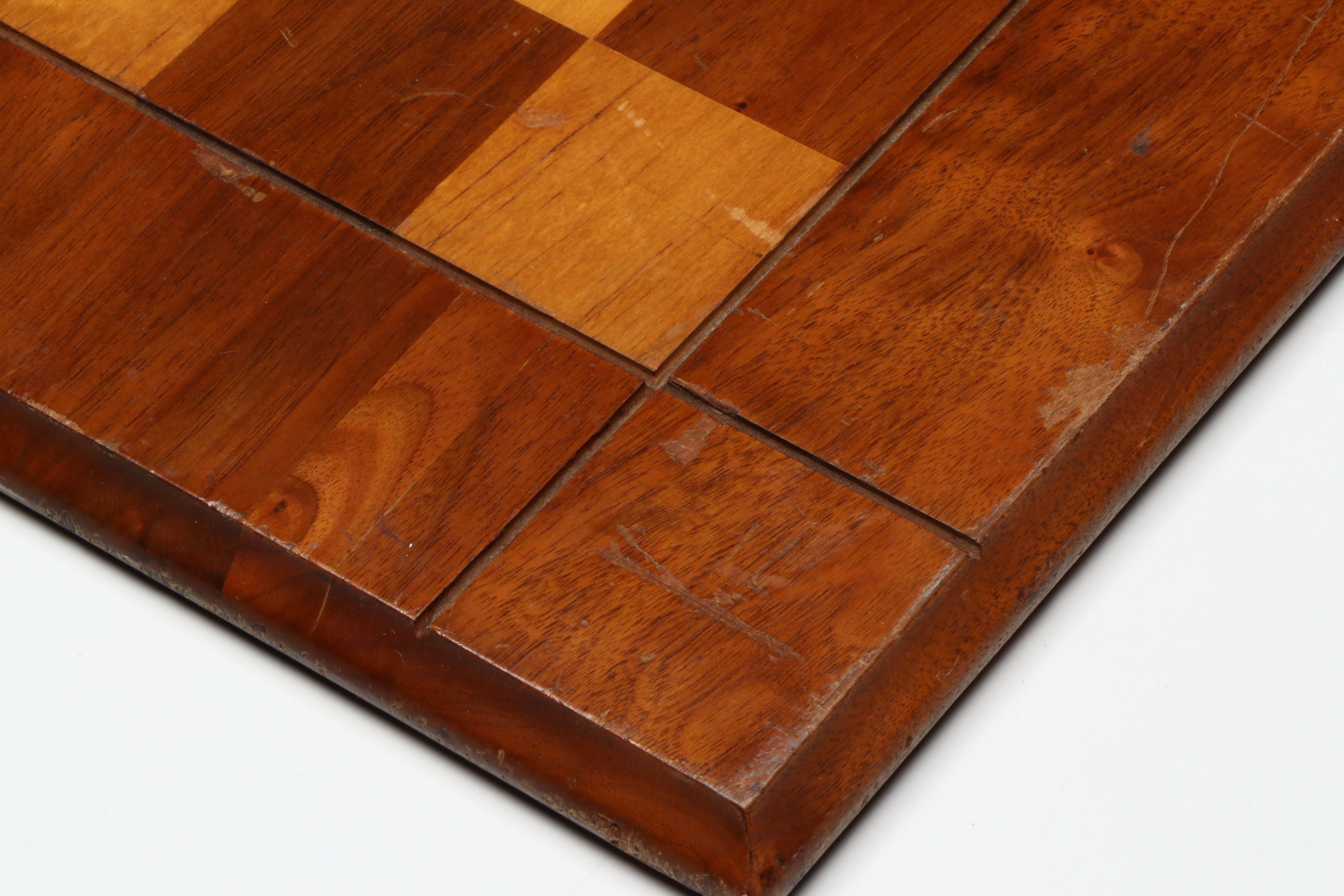 Wood Chess Board with Seiko U.S. Chess Federation Timer