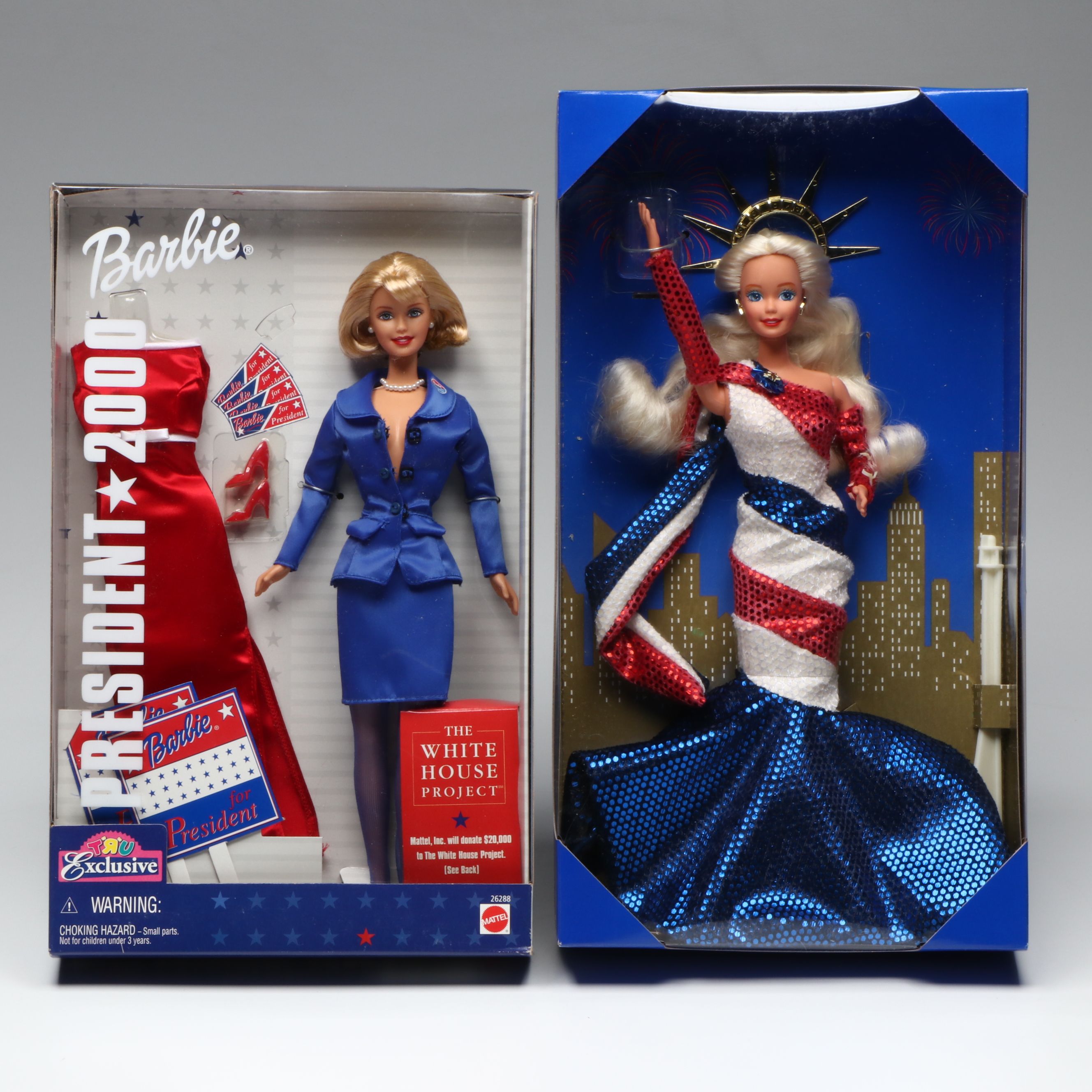 Barbie "President 2000" and "Statue of Liberty" Dolls
