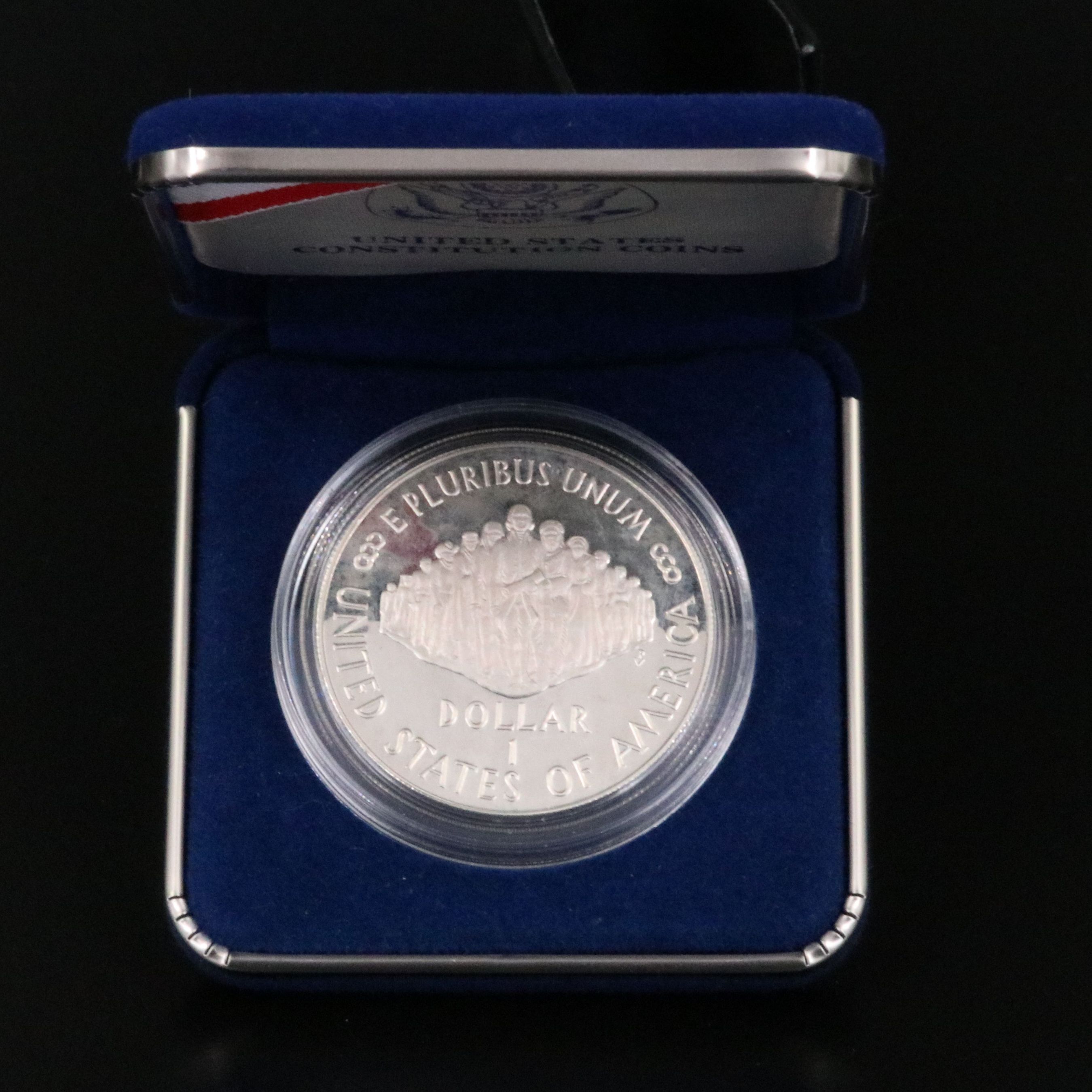 1987 U.S. Constitution Proof Commemorative Silver Dollar