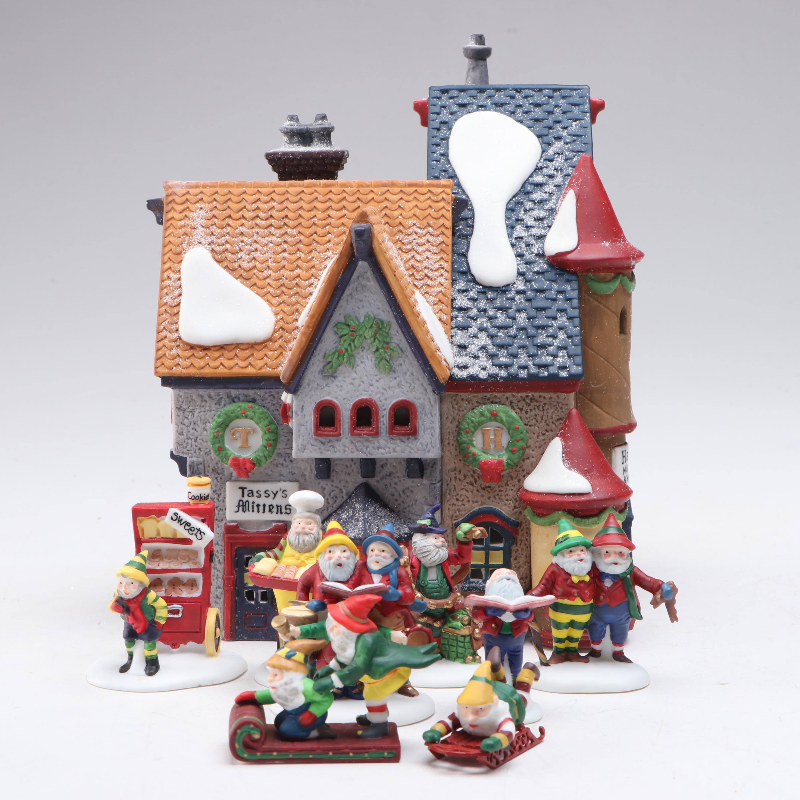 Department 56 "Testing The Toys" with More North Pole Series Sets