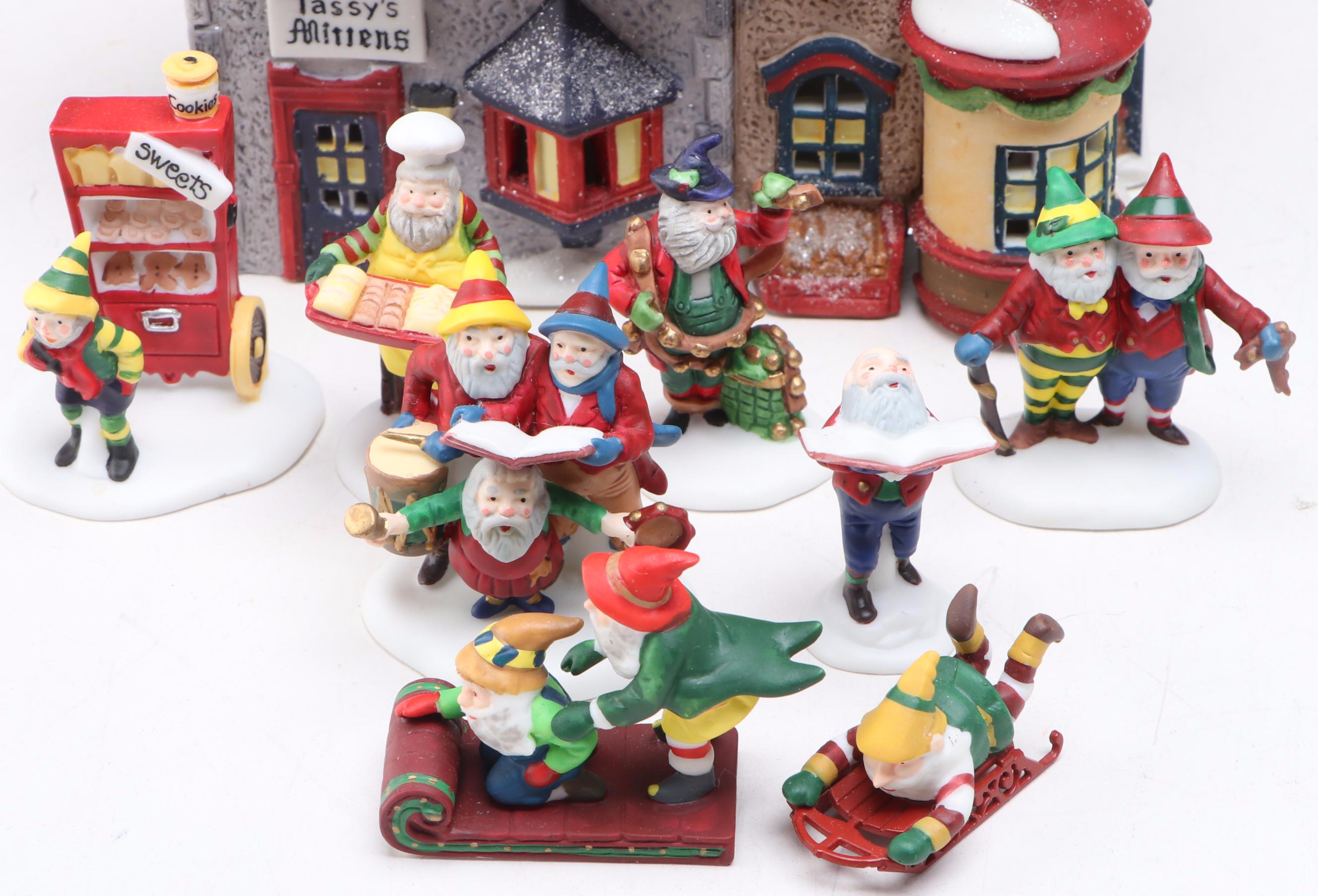 Department 56 "Testing The Toys" with More North Pole Series Sets