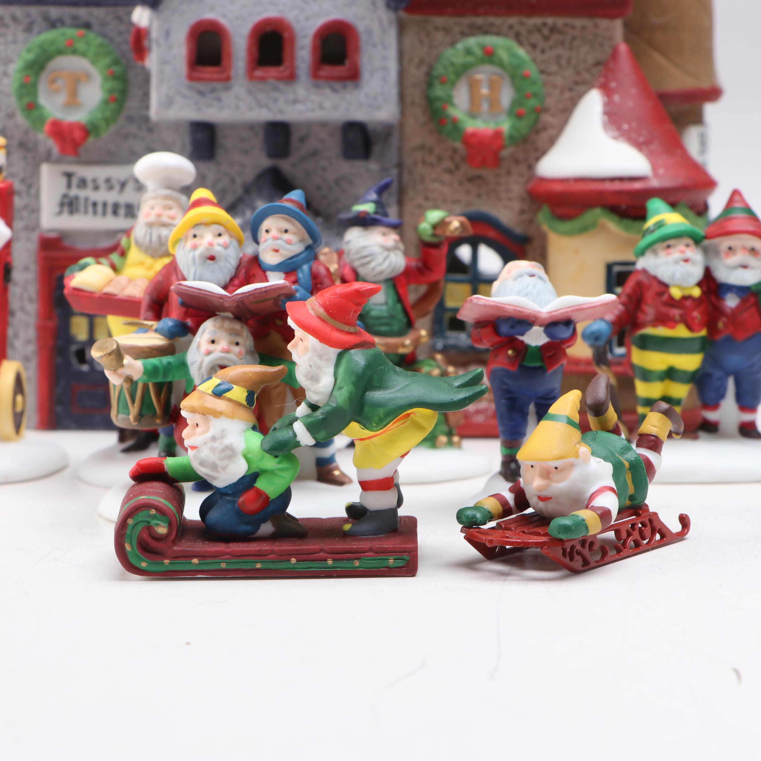 Department 56 "Testing The Toys" with More North Pole Series Sets